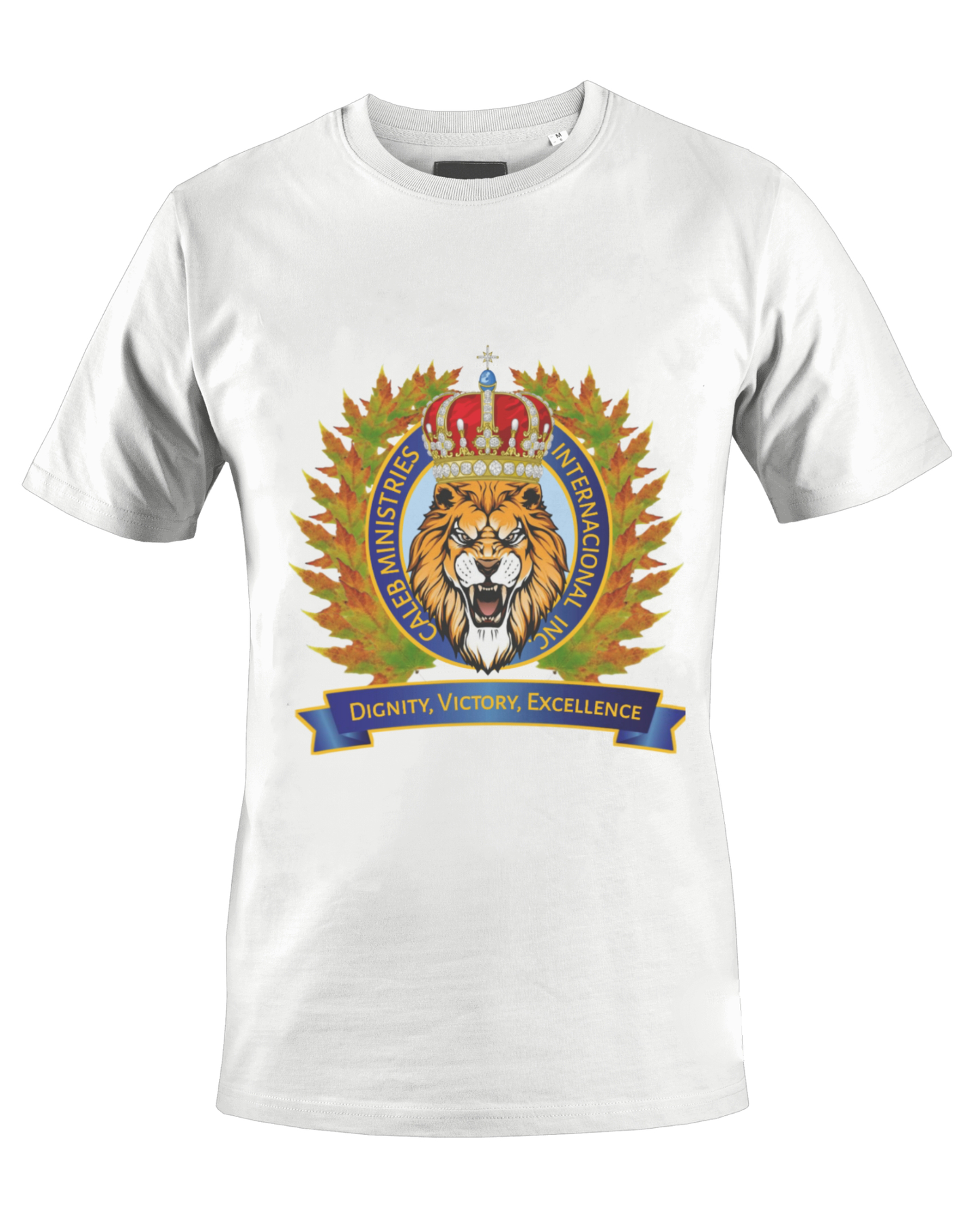CALEB'S MINISTRIES INT'L INC T-SHIRT (WHITE) - BMS MANGOES MARKETPLACE