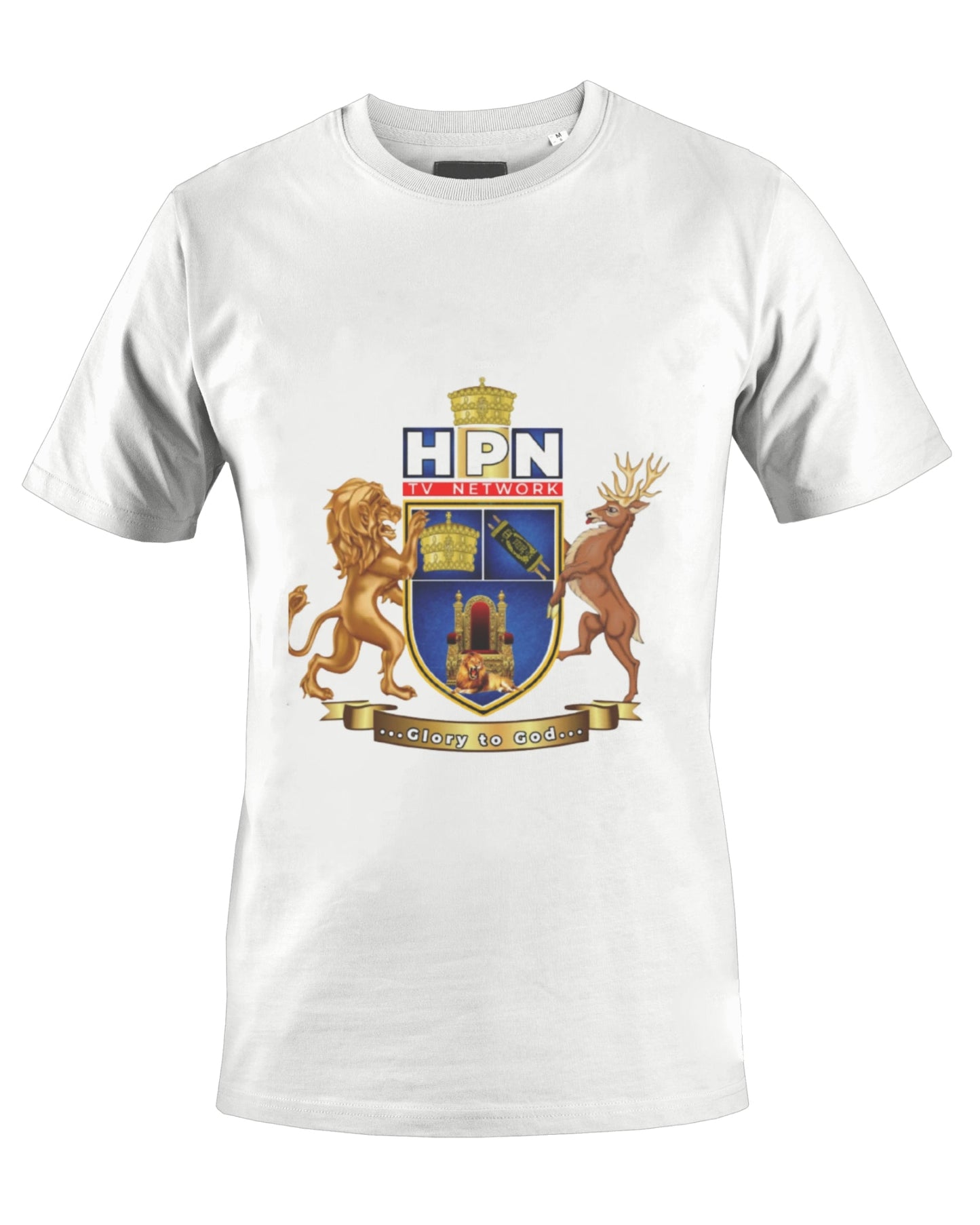 THE HPN TV NETWORK T-SHIRT (WHITE) - BMS MANGOES MARKETPLACE