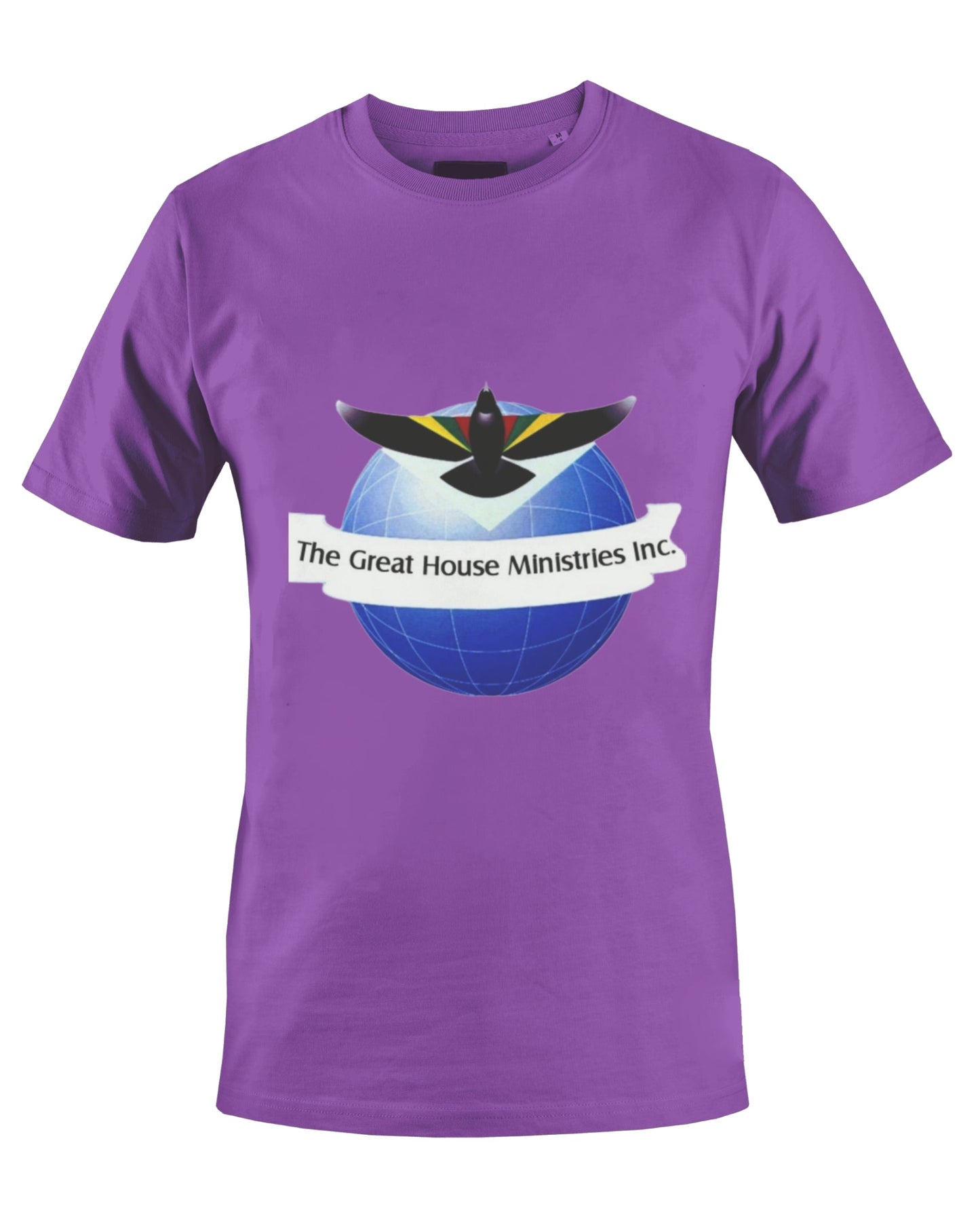 THE GREAT HOUSE MINISTRIES INC. T-SHIRT (PURPLE) - BMS MANGOES MARKETPLACE