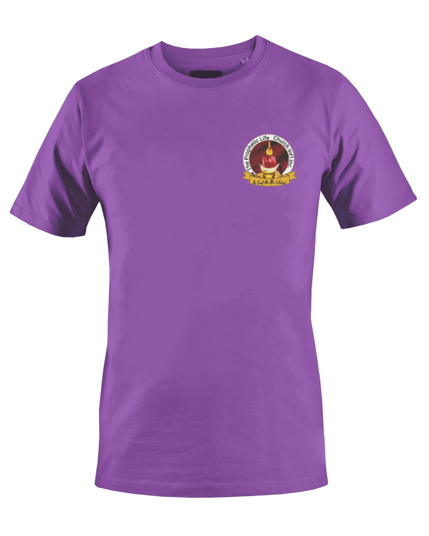 THE PROPHETIC LIFE CHURCH INT'L T-SHIRT (PURPLE) - BMS MANGOES MARKETPLACE