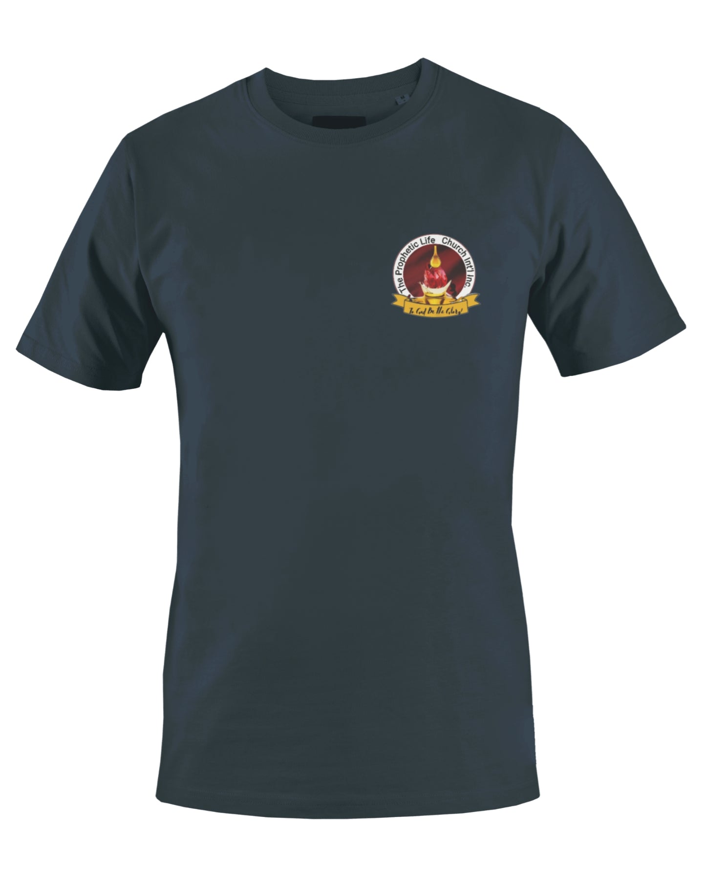 THE PROPHETIC LIFE CHURCH INT'L T-SHIRT (NAVY BLUE) - BMS MANGOES MARKETPLACE