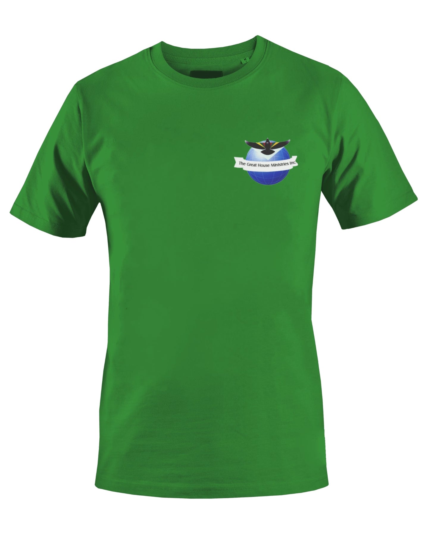 THE GREAT HOUSE MINISTRIES INC. T-SHIRT (GREEN) - BMS MANGOES MARKETPLACE