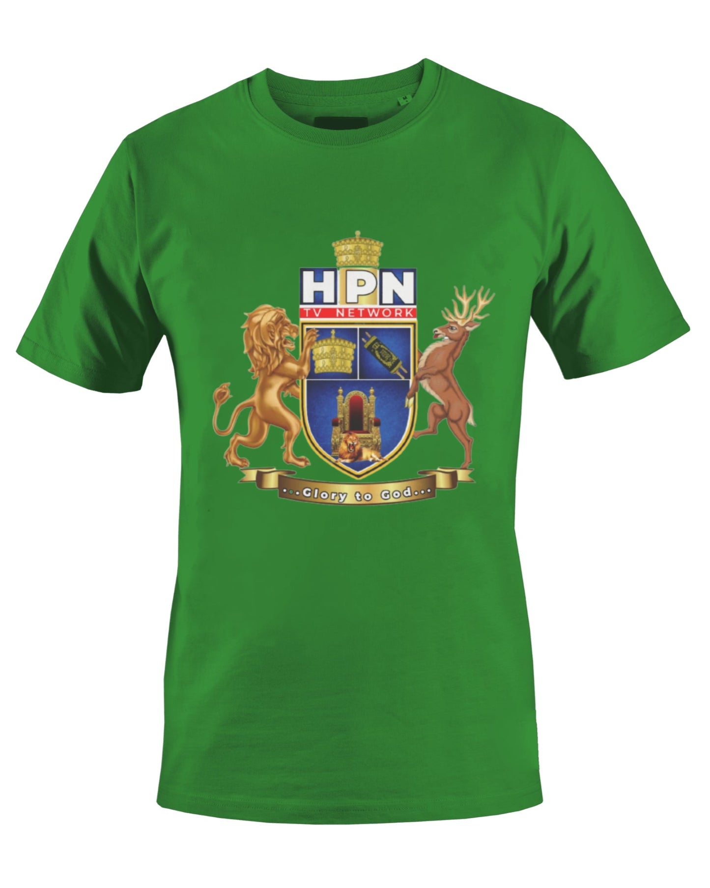 THE HPN TV NETWORK T-SHIRT (GREEN) - BMS MANGOES MARKETPLACE