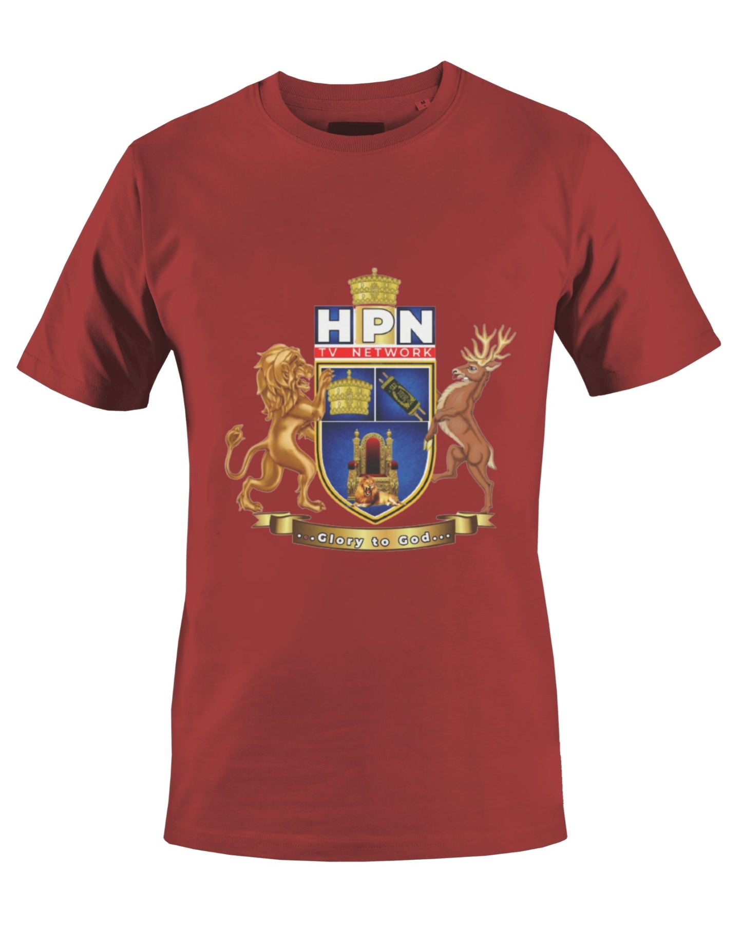 THE HPN TV NETWORK T-SHIRT (ROUGE) - BMS MANGOES MARKETPLACE