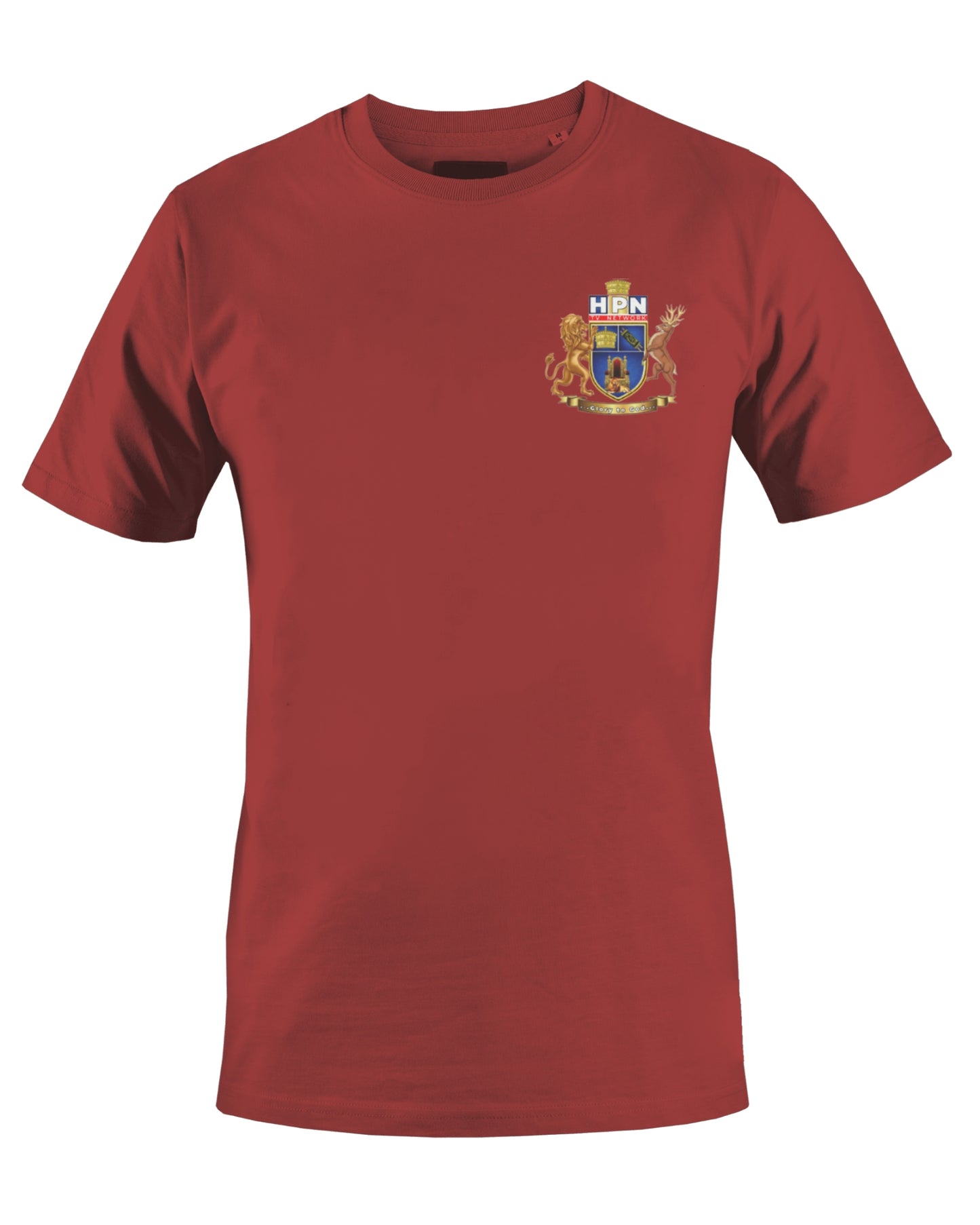 THE HPN TV NETWORK T-SHIRT (ROUGE) - BMS MANGOES MARKETPLACE