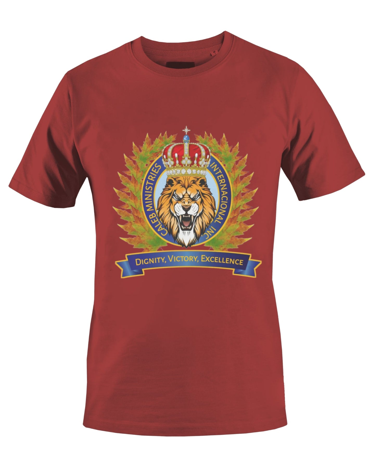 CALEB'S MINISTRIES INT'L INC T-SHIRT (ROUGE) - BMS MANGOES MARKETPLACE