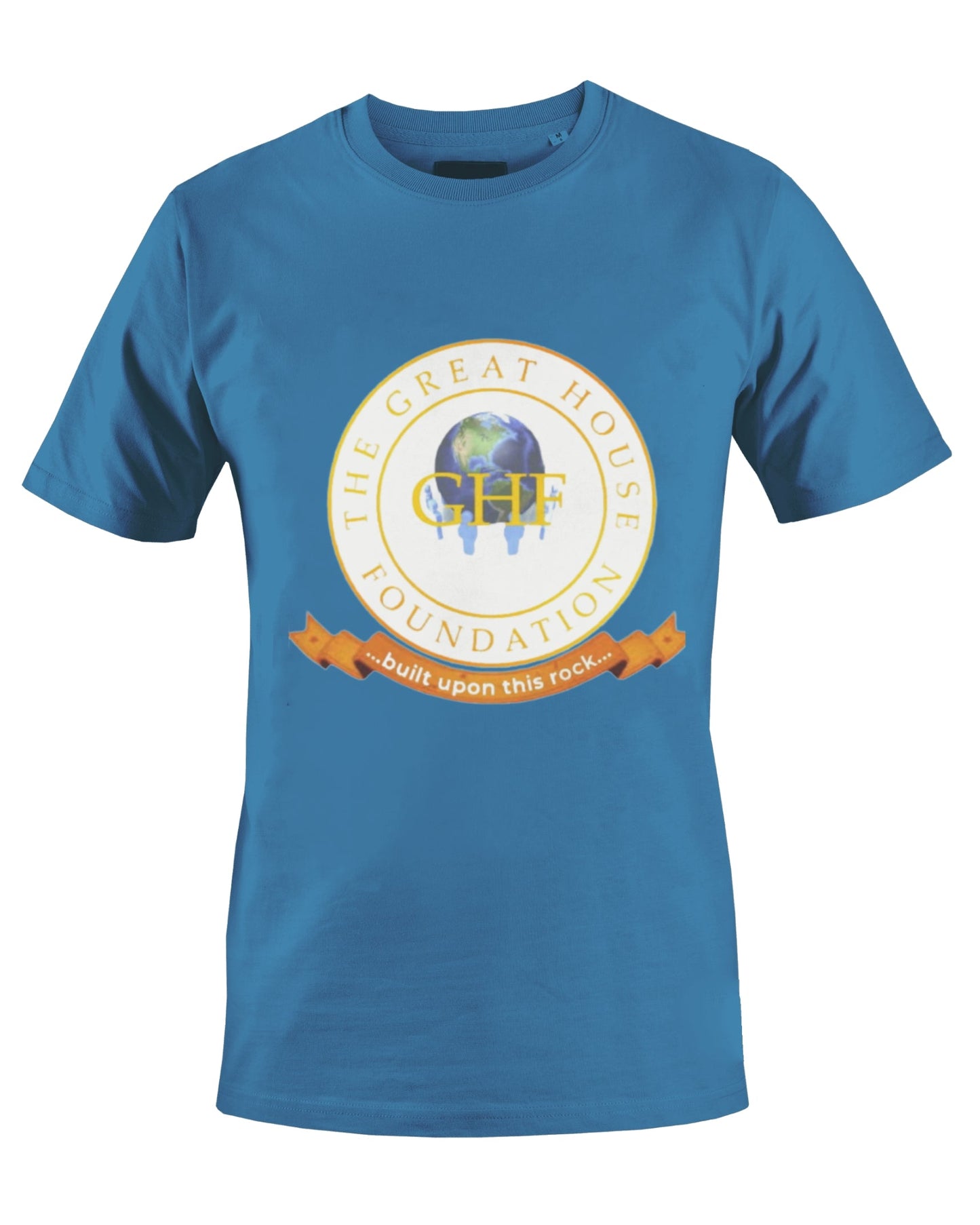 THE GREAT HOUSE FOUNDATION T-SHIRT (BLUE) - BMS MANGOES MARKETPLACE