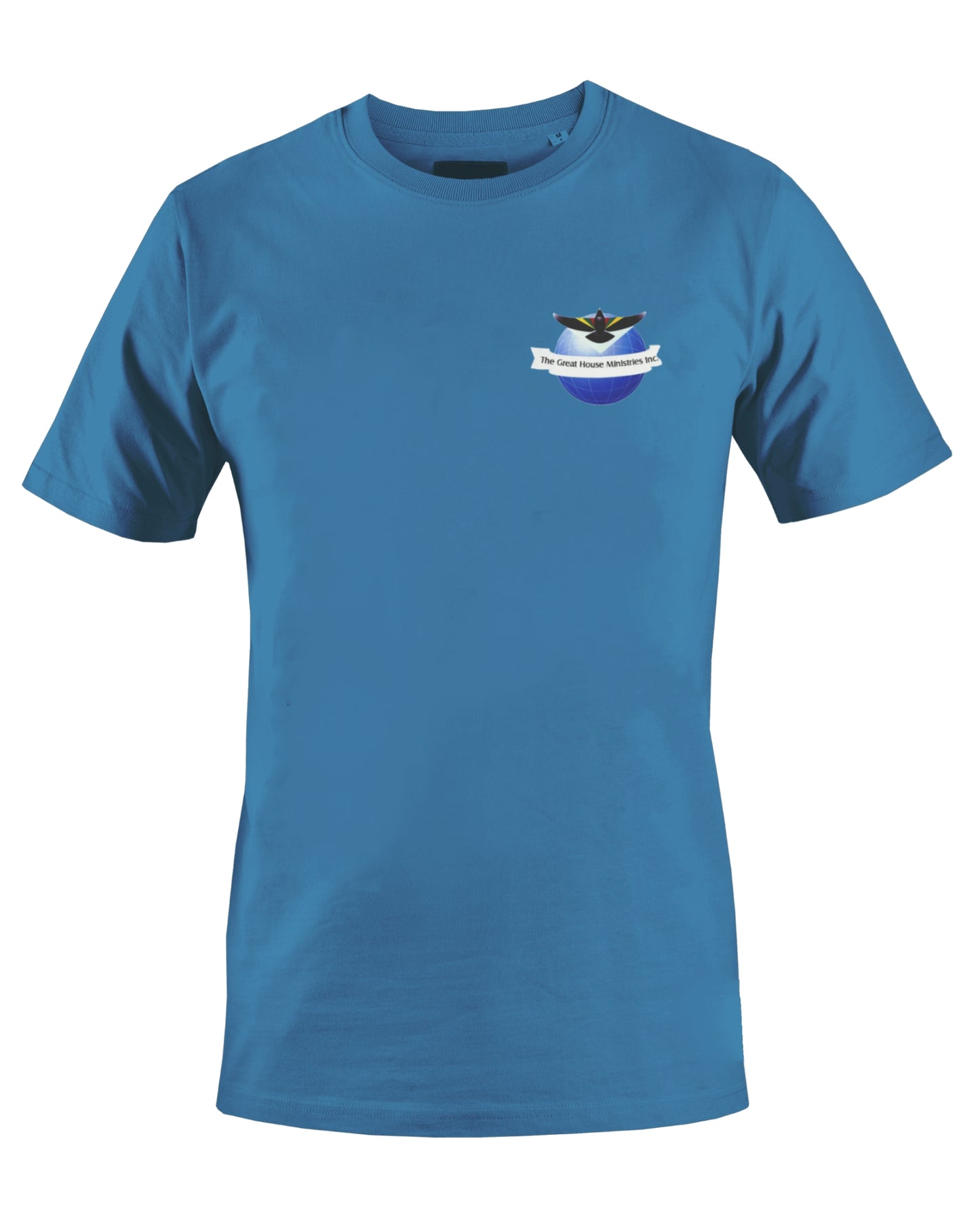 THE GREAT HOUSE MINISTRIES INC. T-SHIRT (BLUE) - BMS MANGOES MARKETPLACE