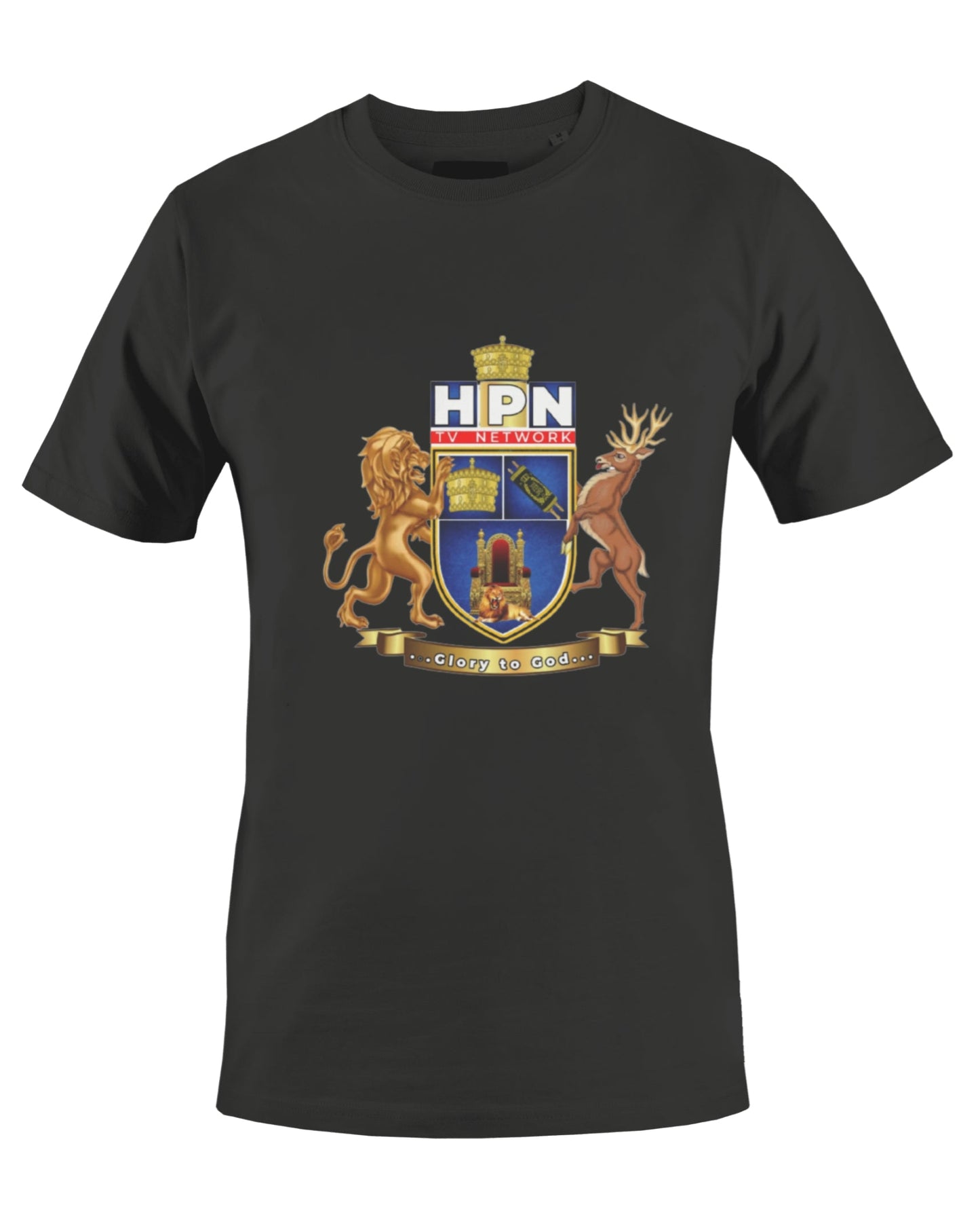 THE HPN TV NETWORK T-SHIRT (BLACK) - BMS MANGOES MARKETPLACE