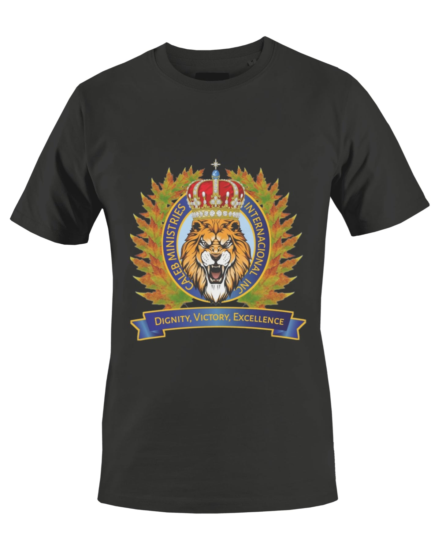 CALEB'S MINISTRIES INT'L INC T-SHIRT (BLACK) - BMS MANGOES MARKETPLACE