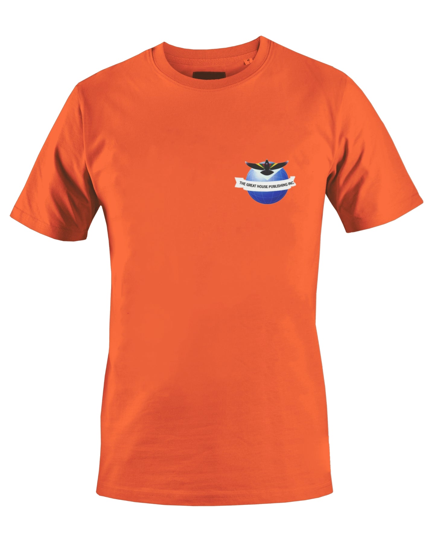 THE GREAT HOUSE PUBLISHING INC. T-SHIRT (ORANGE) - BMS MANGOES MARKETPLACE