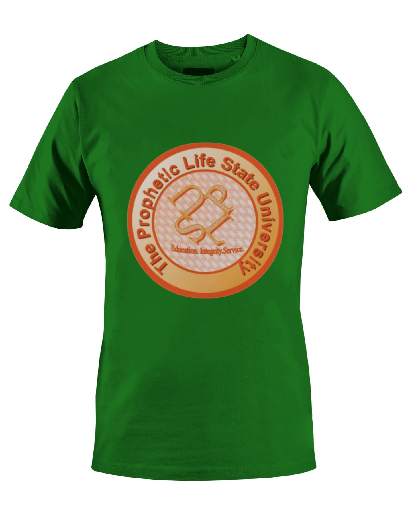 PROPHETIC LIFE STATE UNIVERSITY T-SHIRT (GREEN) - BMS MANGOES MARKETPLACE