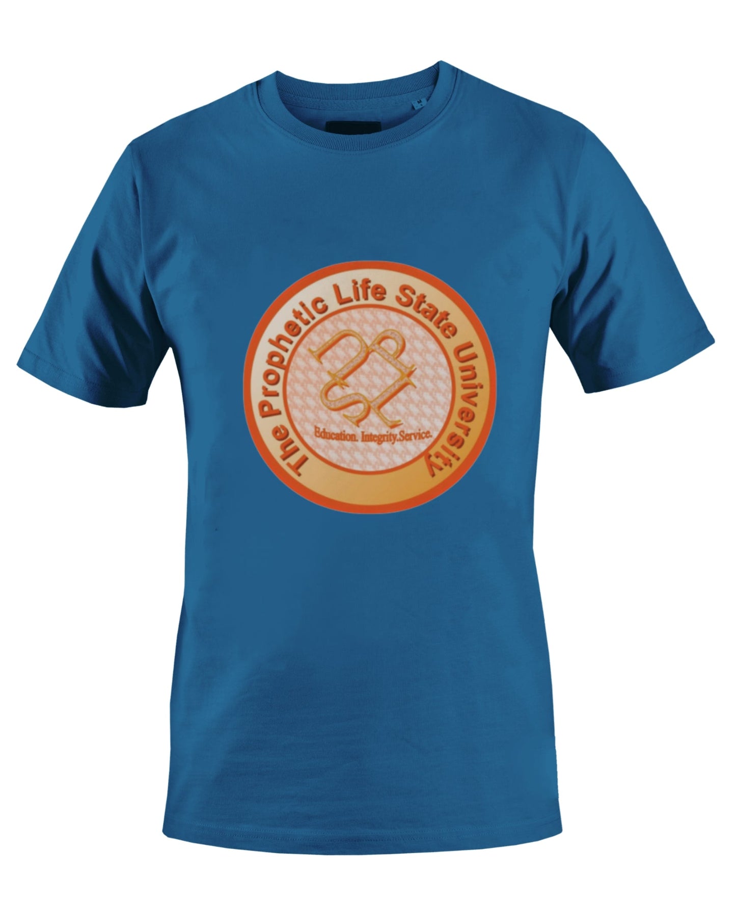 PROPHETIC LIFE STATE UNIVERSITY T-SHIRT (BLUE) - BMS MANGOES MARKETPLACE