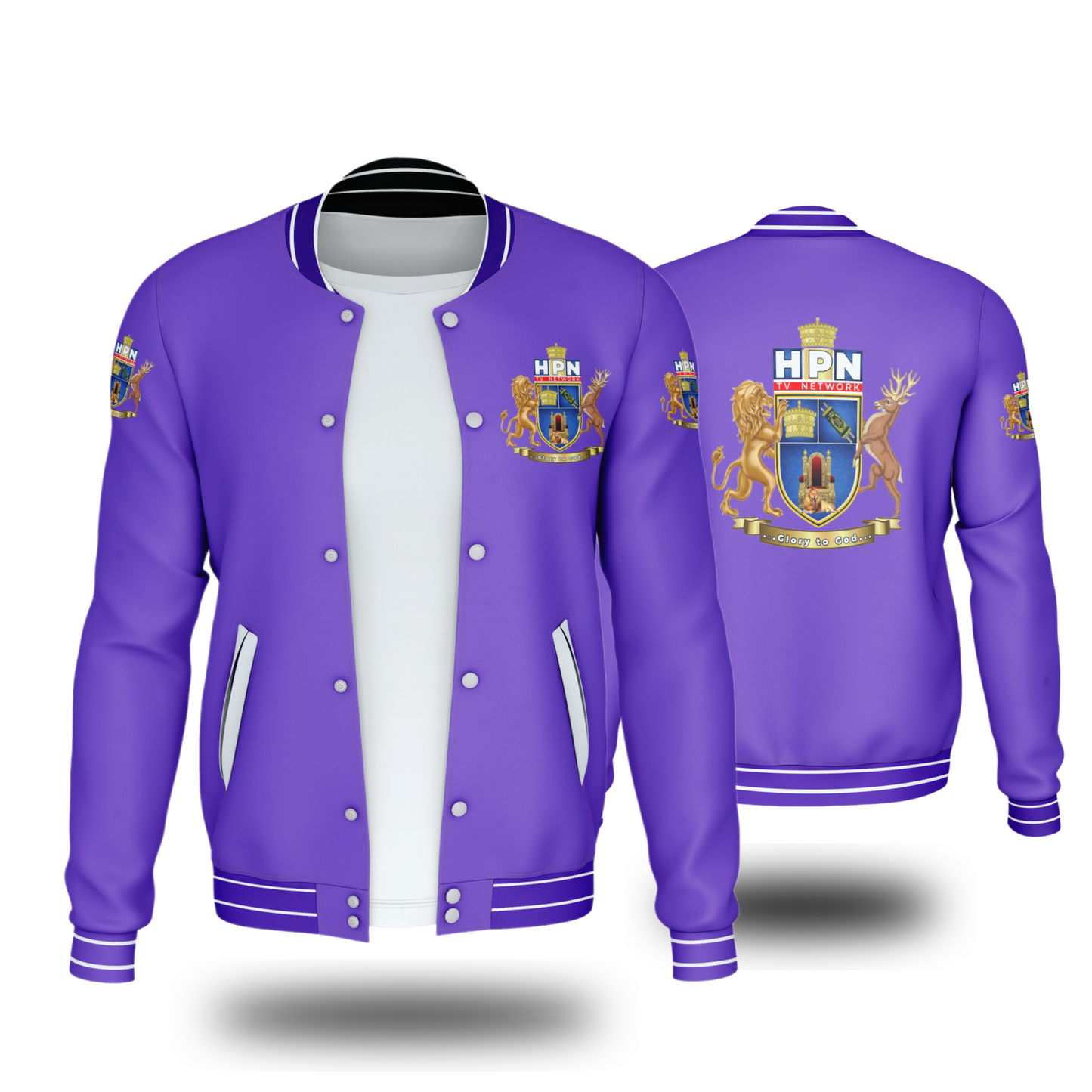 THE HPN TV NETWORK JACKETS (PURPLE) - BMS MANGOES MARKETPLACE