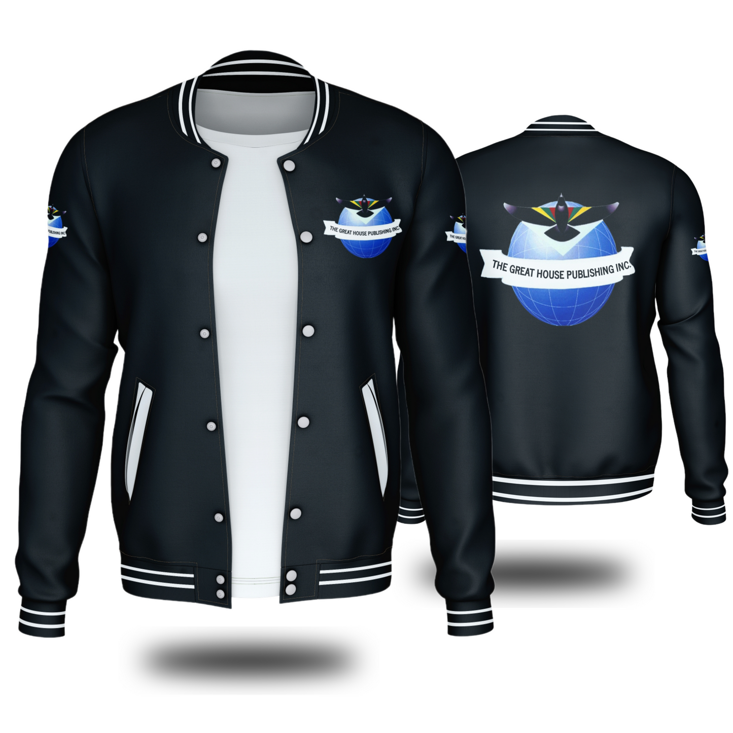 THE GREAT HOUSE PUBLISHING INC. JACKETS (BLACK) - BMS MANGOES MARKETPLACE