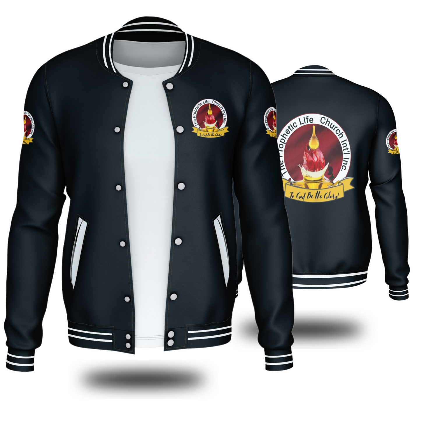 PROPHETIC LIFE CHURCH JACKET (BLACK) - BMS MANGOES MARKETPLACE