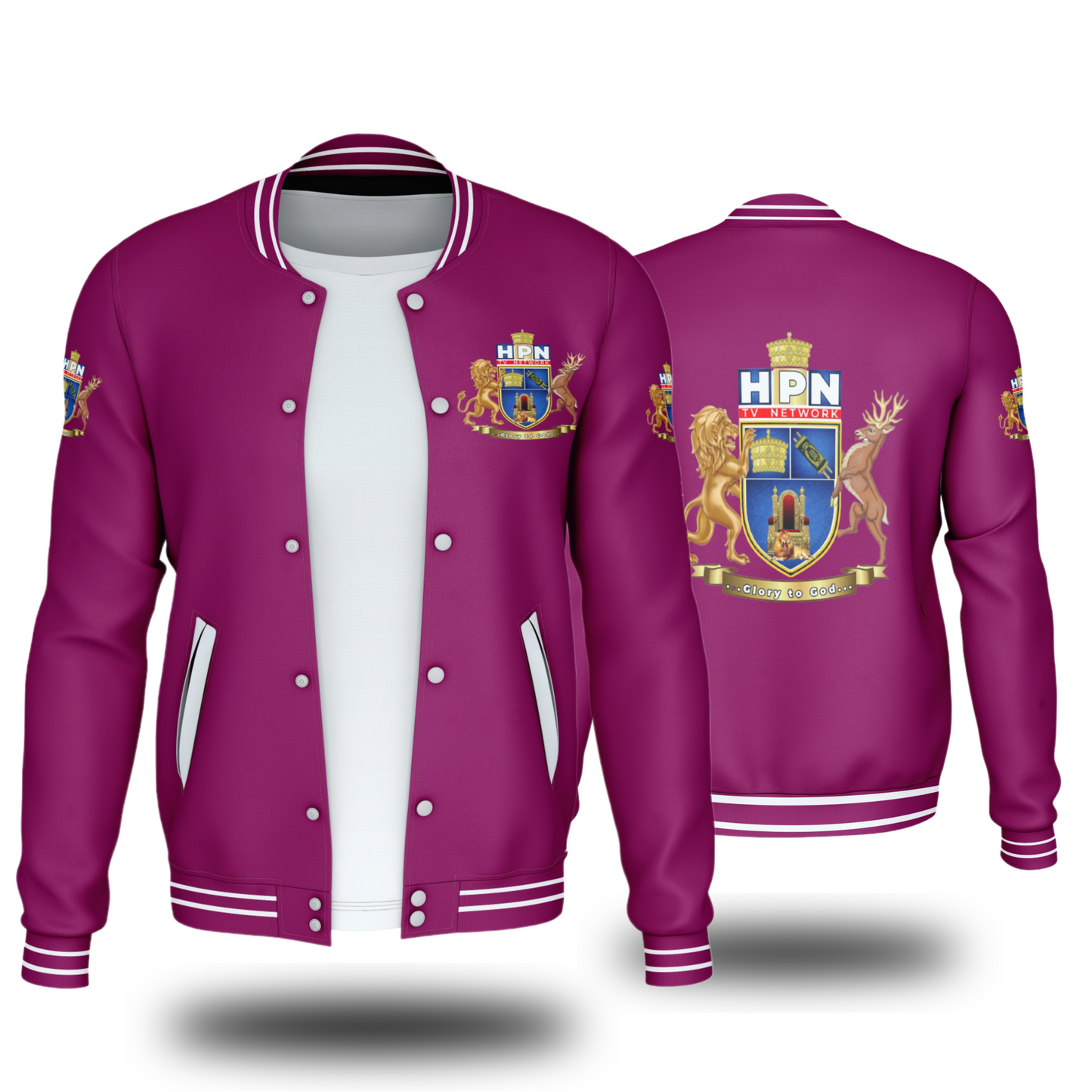 THE HPN TV NETWORK JACKETS (BROWN) - BMS MANGOES MARKETPLACE