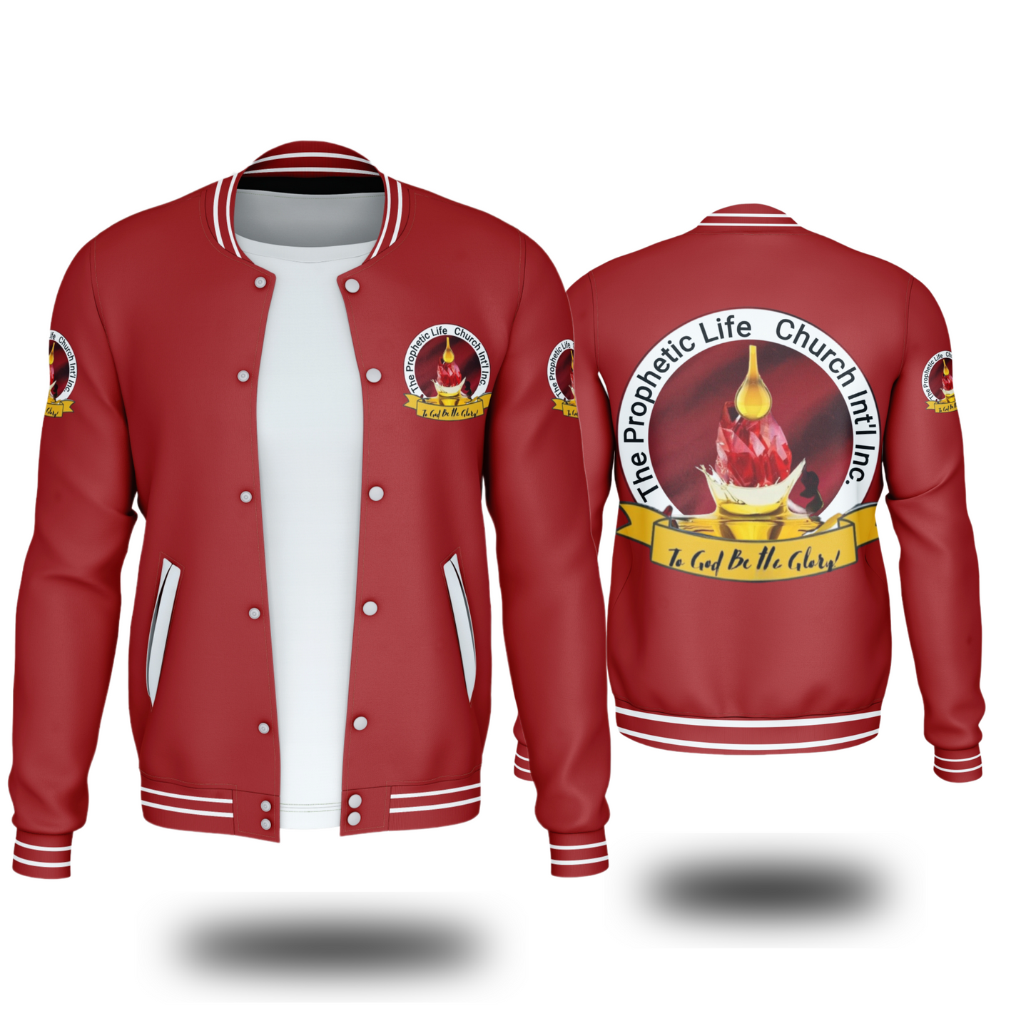 PROPHETIC LIFE CHURCH JACKET (ROUGE) - BMS MANGOES MARKETPLACE