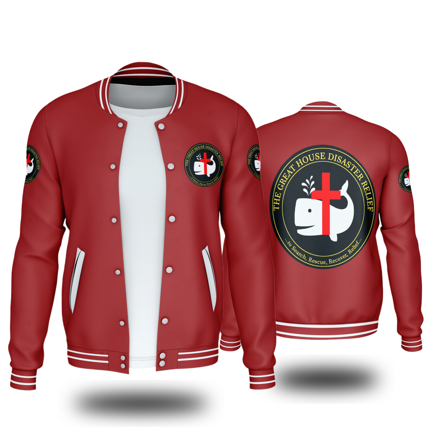 GREAT HOUSE DISASTER RELIEF JACKETS (ROUGE) - BMS MANGOES MARKETPLACE