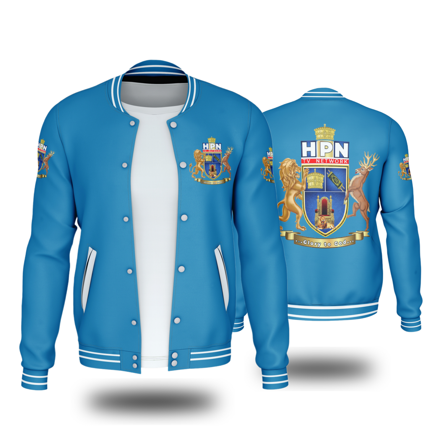 THE HPN TV NETWORK JACKETS (BLUE) - BMS MANGOES MARKETPLACE