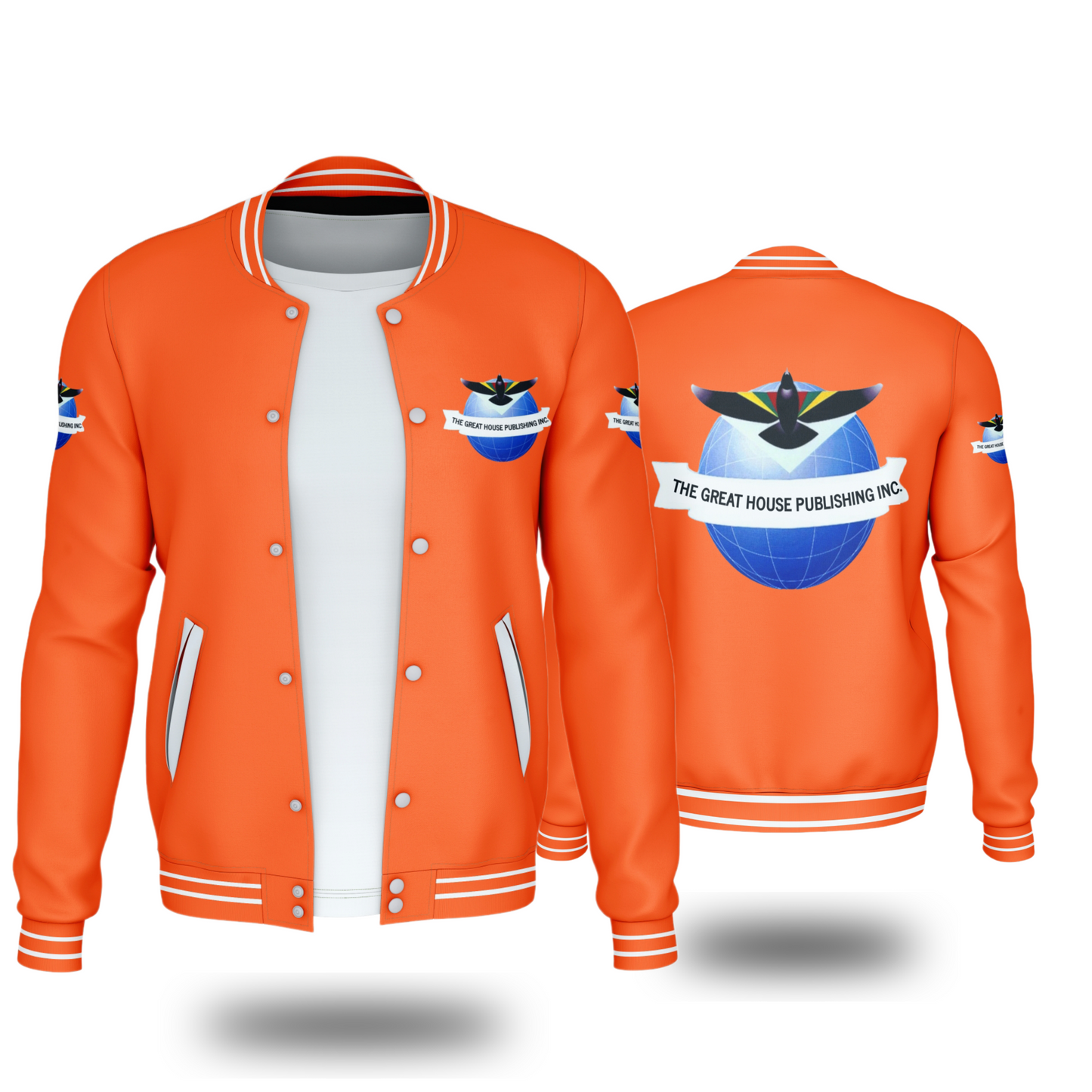 THE GREAT HOUSE PUBLISHING INC. JACKETS (ORANGE) - BMS MANGOES MARKETPLACE