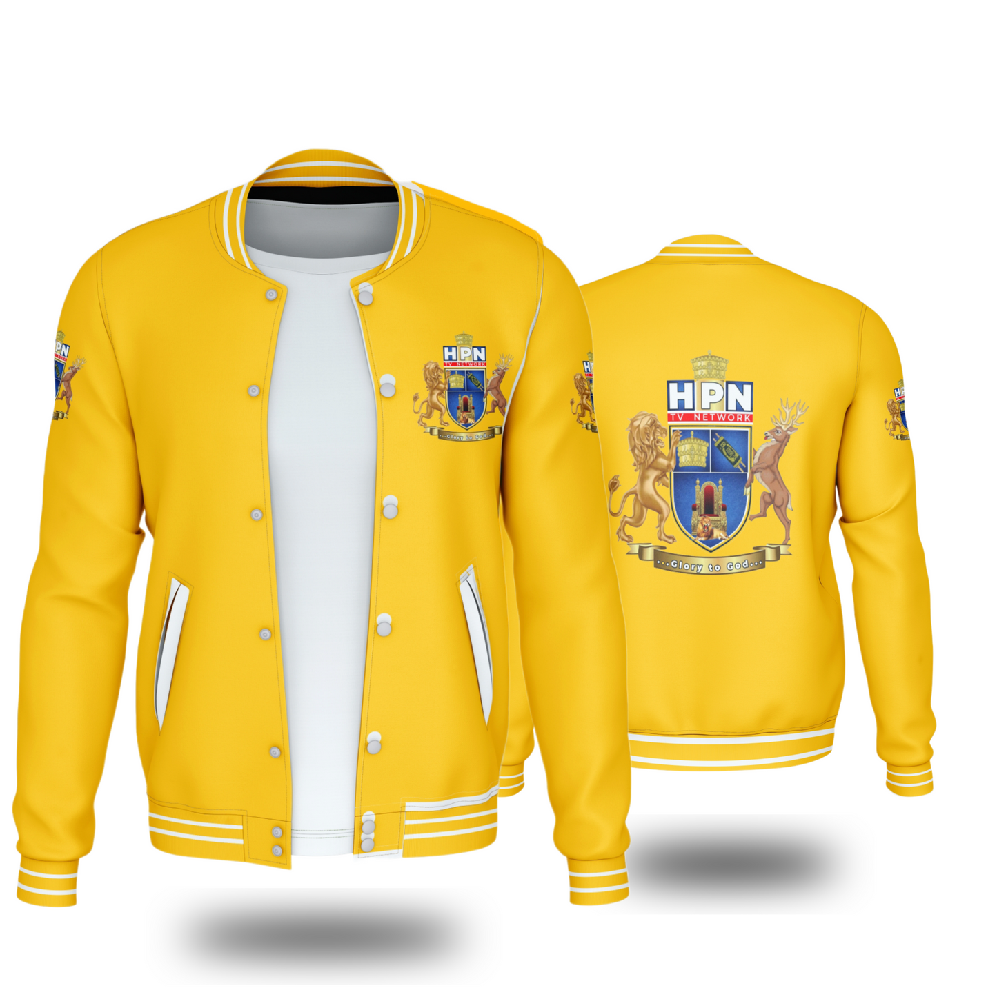 THE HPN TV NETWORK JACKETS (YELLOW) - BMS MANGOES MARKETPLACE