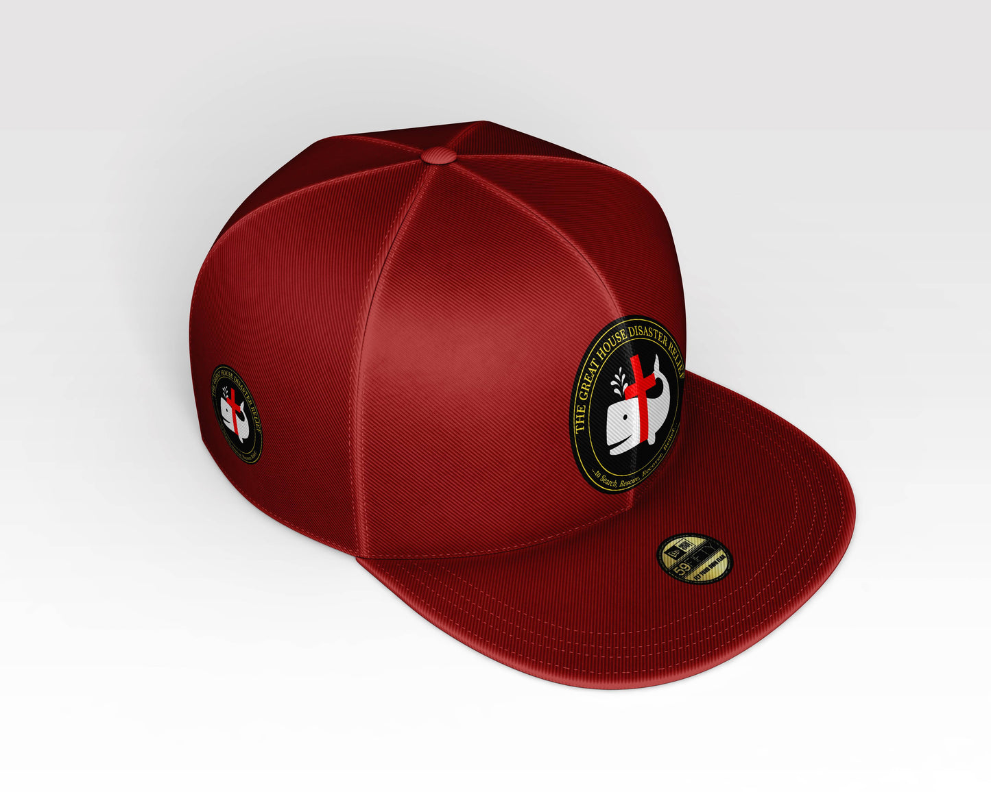 THE GREAT HOUSE DISASTER RELIEF CAP (ROUGE) - BMS MANGOES MARKETPLACE