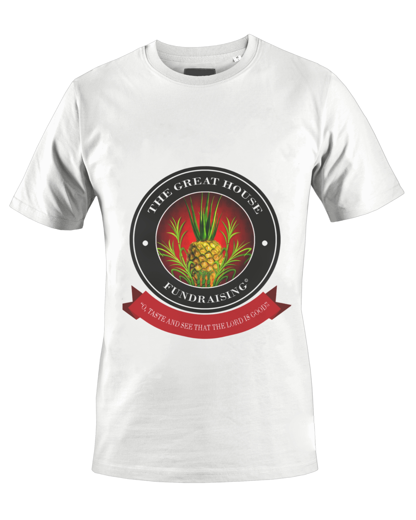 GREAT HOUSE FUND RAISING T-SHIRT (WHITE) - BMS MANGOES MARKETPLACE