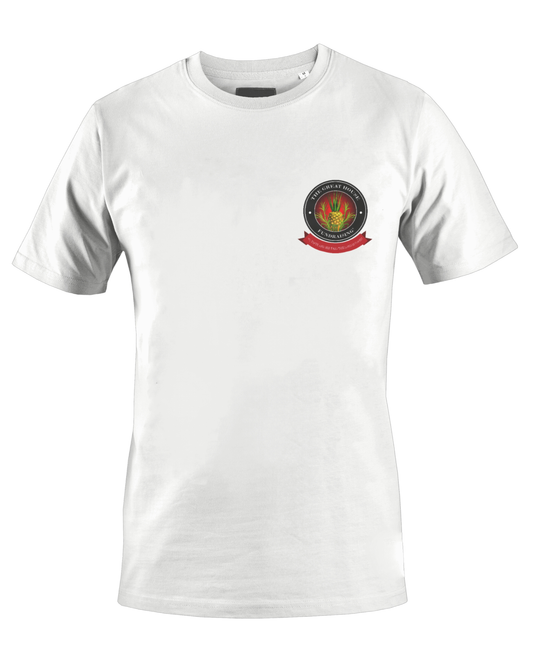 GREAT HOUSE FUND RAISING T-SHIRT (WHITE) - BMS MANGOES MARKETPLACE