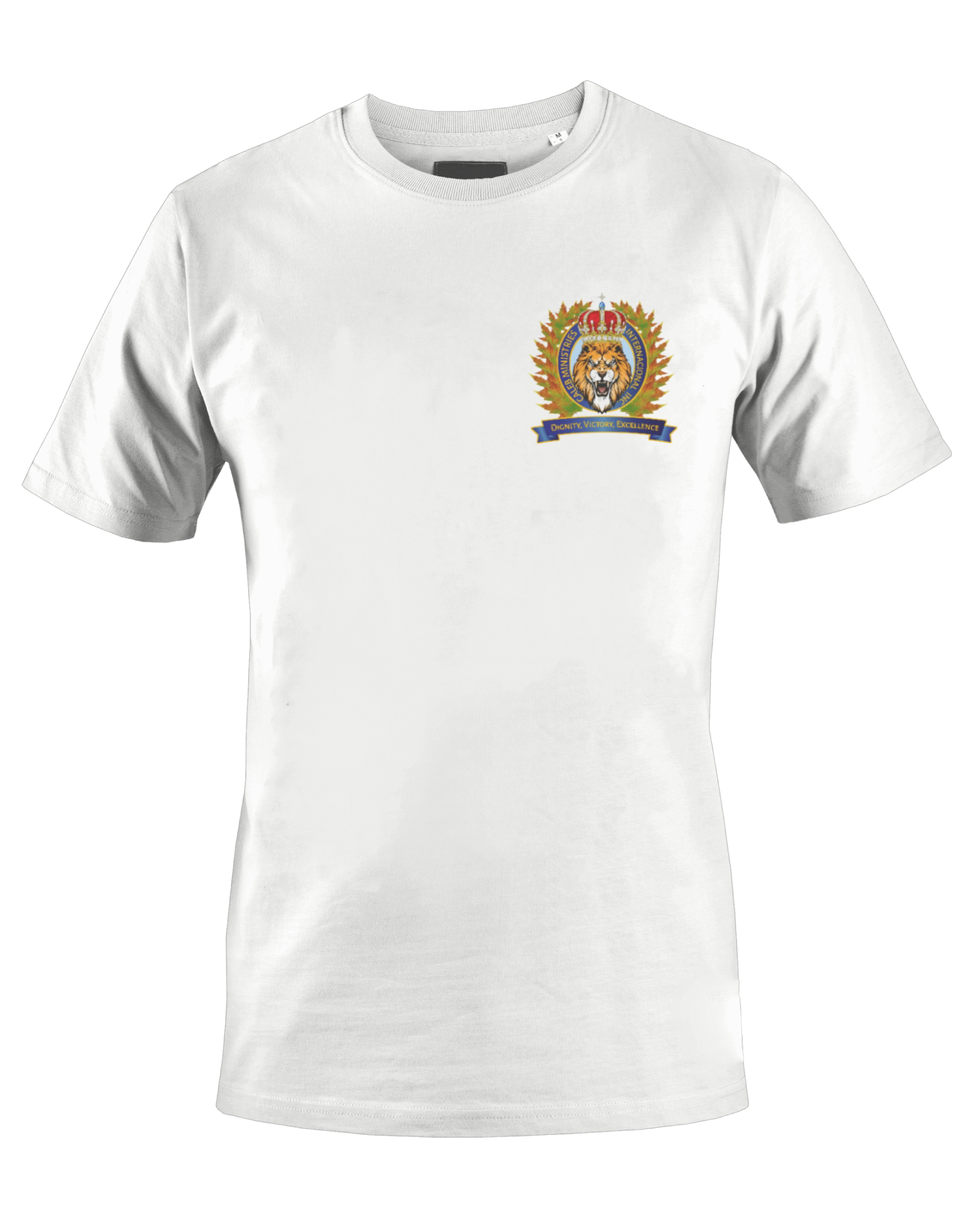 CALEB'S MINISTRIES INT'L INC T-SHIRT (WHITE) - BMS MANGOES MARKETPLACE