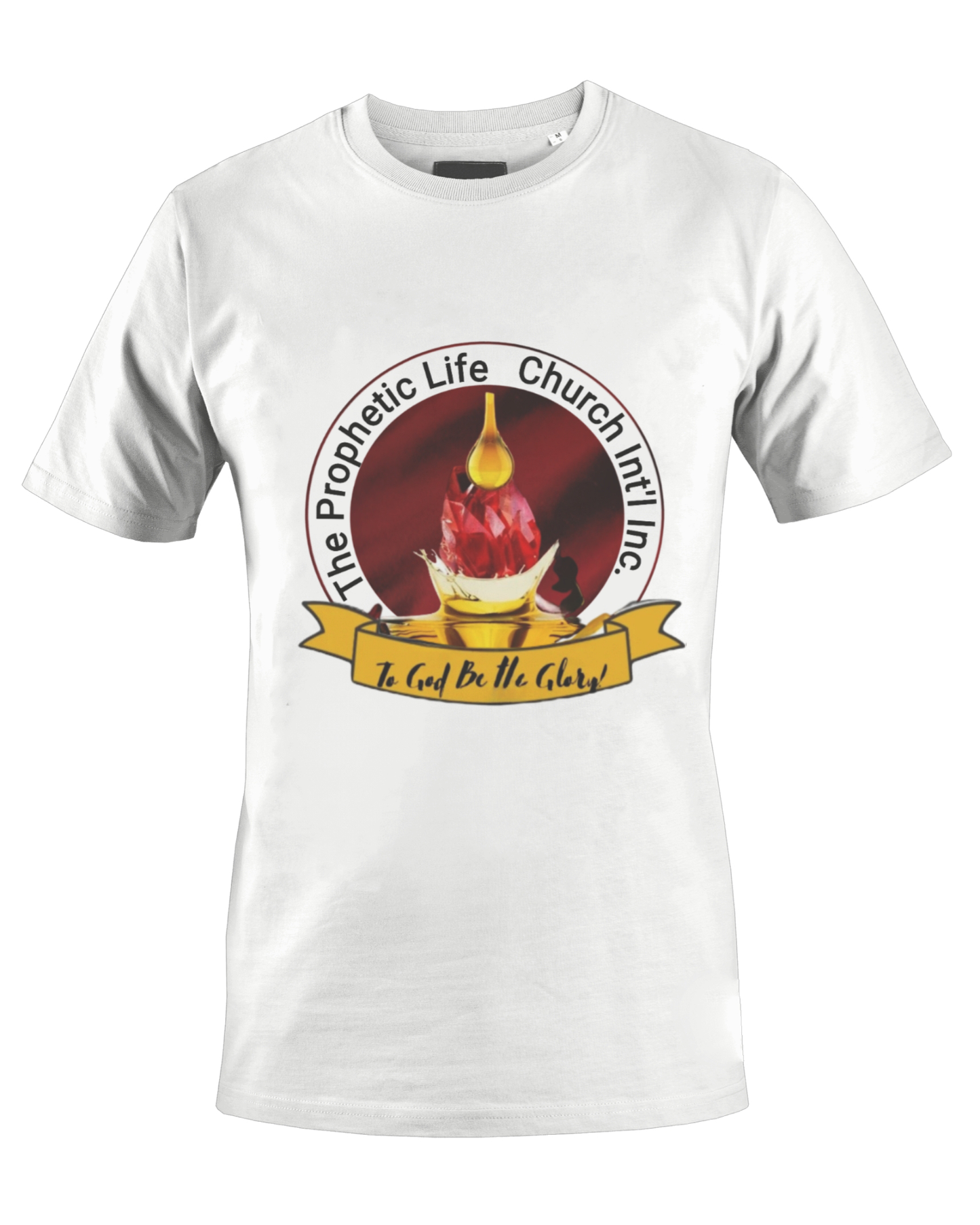 THE PROPHETIC LIFE CHURCH INT'L T-SHIRT (WHITE) - BMS MANGOES MARKETPLACE