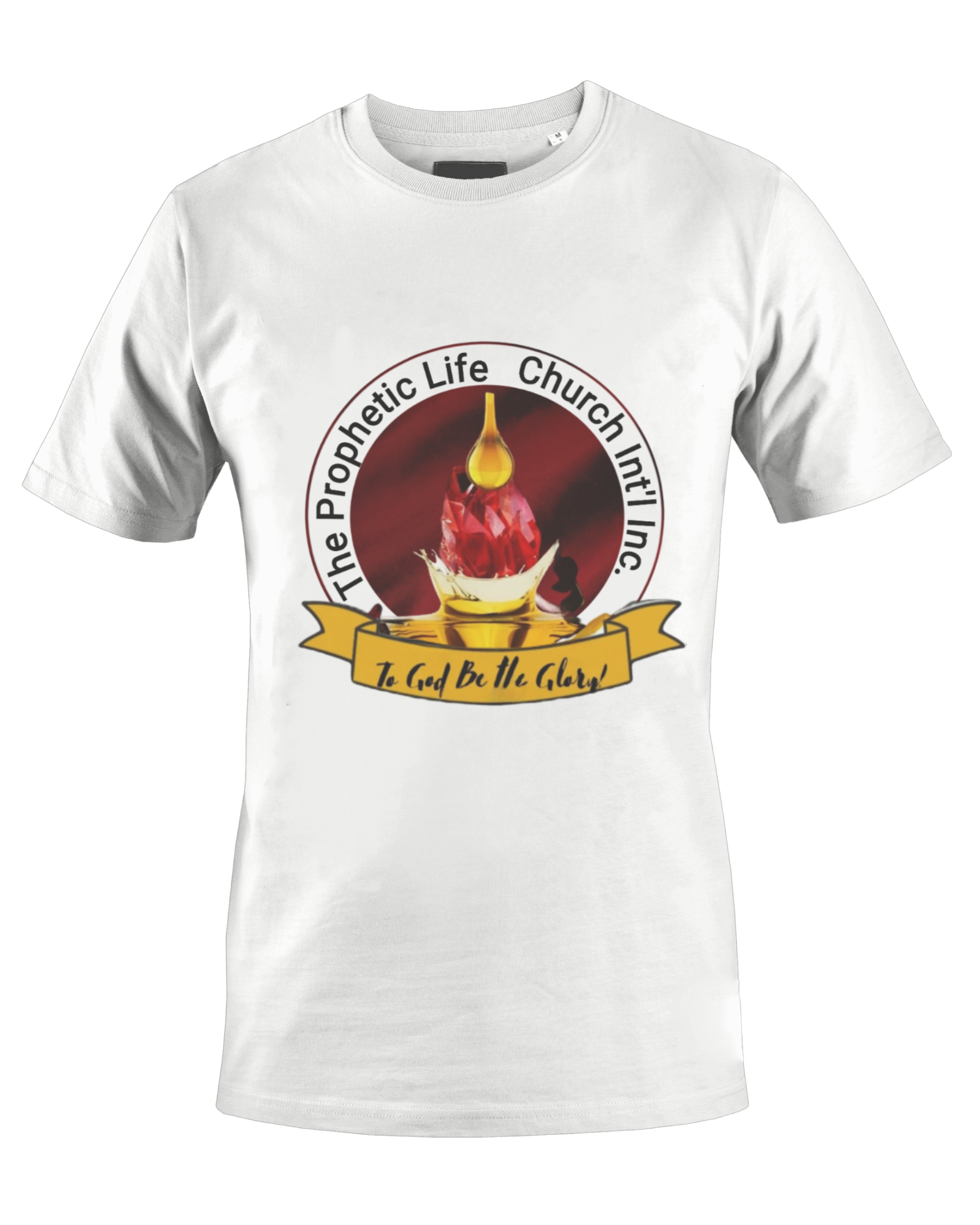 THE PROPHETIC LIFE CHURCH INT'L T-SHIRT (WHITE) - BMS MANGOES MARKETPLACE