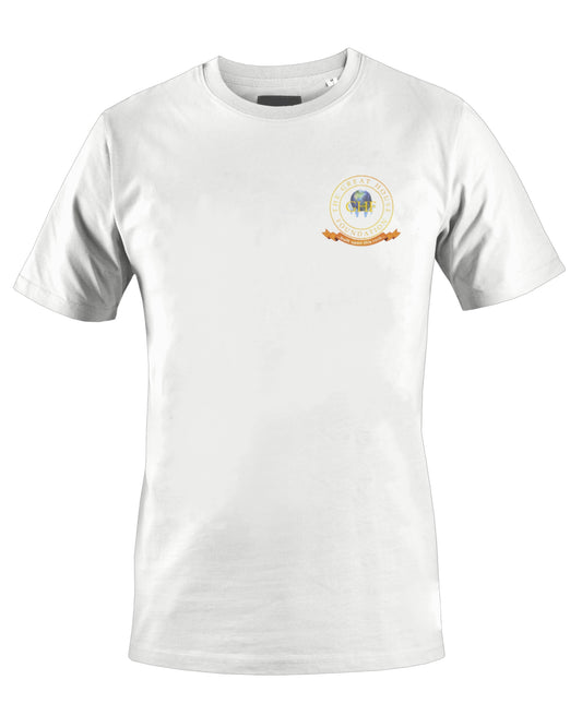 THE GREAT HOUSE FOUNDATION T-SHIRT (WHITE) - BMS MANGOES MARKETPLACE