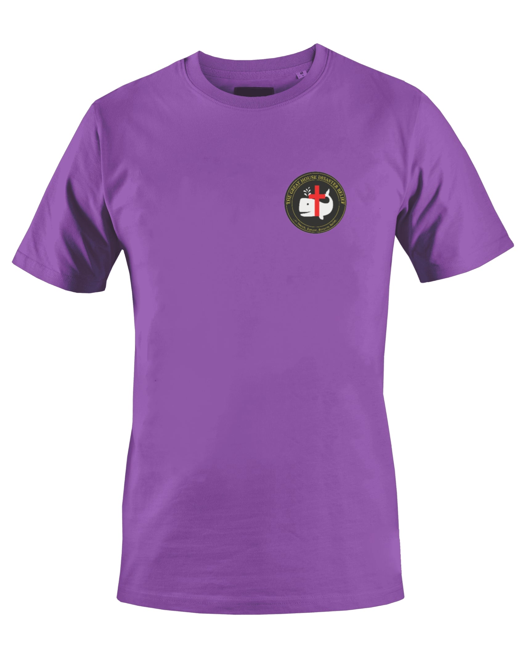 THE GREAT HOUSE DISASTER RELIEF T-SHIRT (PURPLE) - BMS MANGOES MARKETPLACE