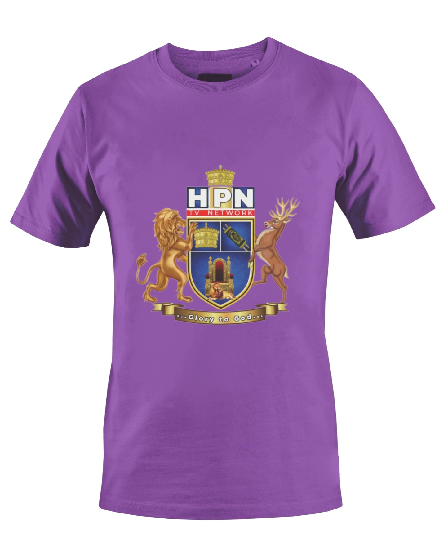 THE HPN TV NETWORK T-SHIRT (PURPLE) - BMS MANGOES MARKETPLACE