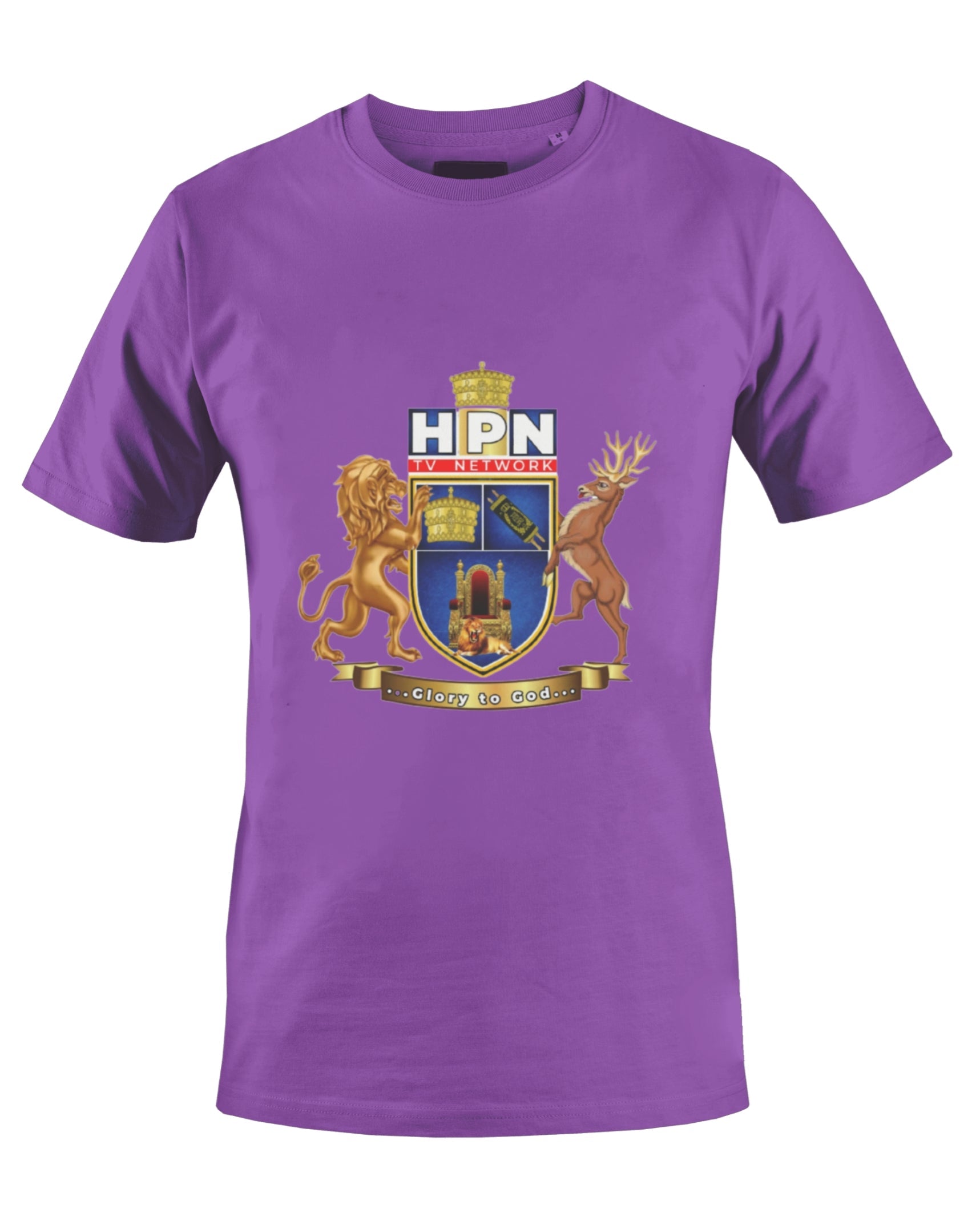 THE HPN TV NETWORK T-SHIRT (PURPLE) - BMS MANGOES MARKETPLACE