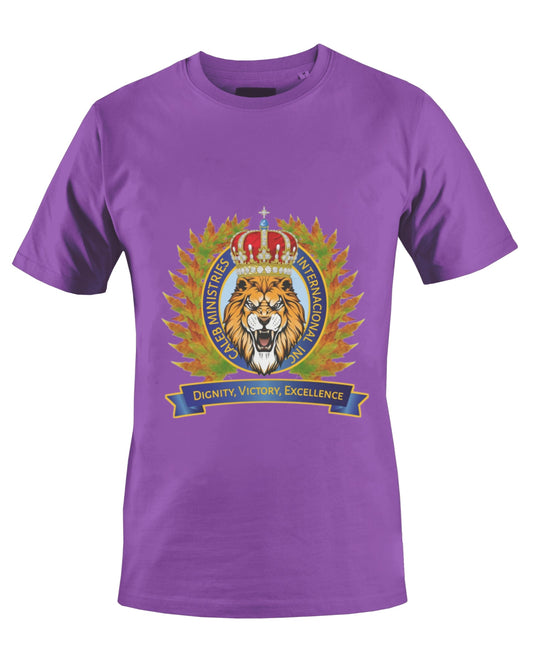 CALEB'S MINISTRIES INT'L INC T-SHIRT (PURPLE) - BMS MANGOES MARKETPLACE