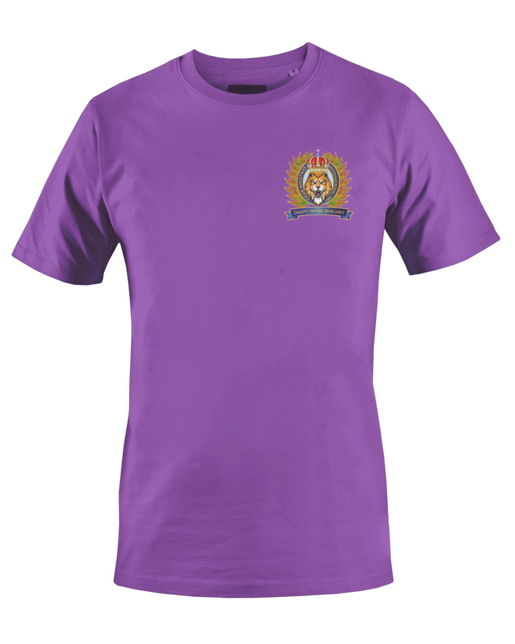 CALEB'S MINISTRIES INT'L INC T-SHIRT (PURPLE) - BMS MANGOES MARKETPLACE