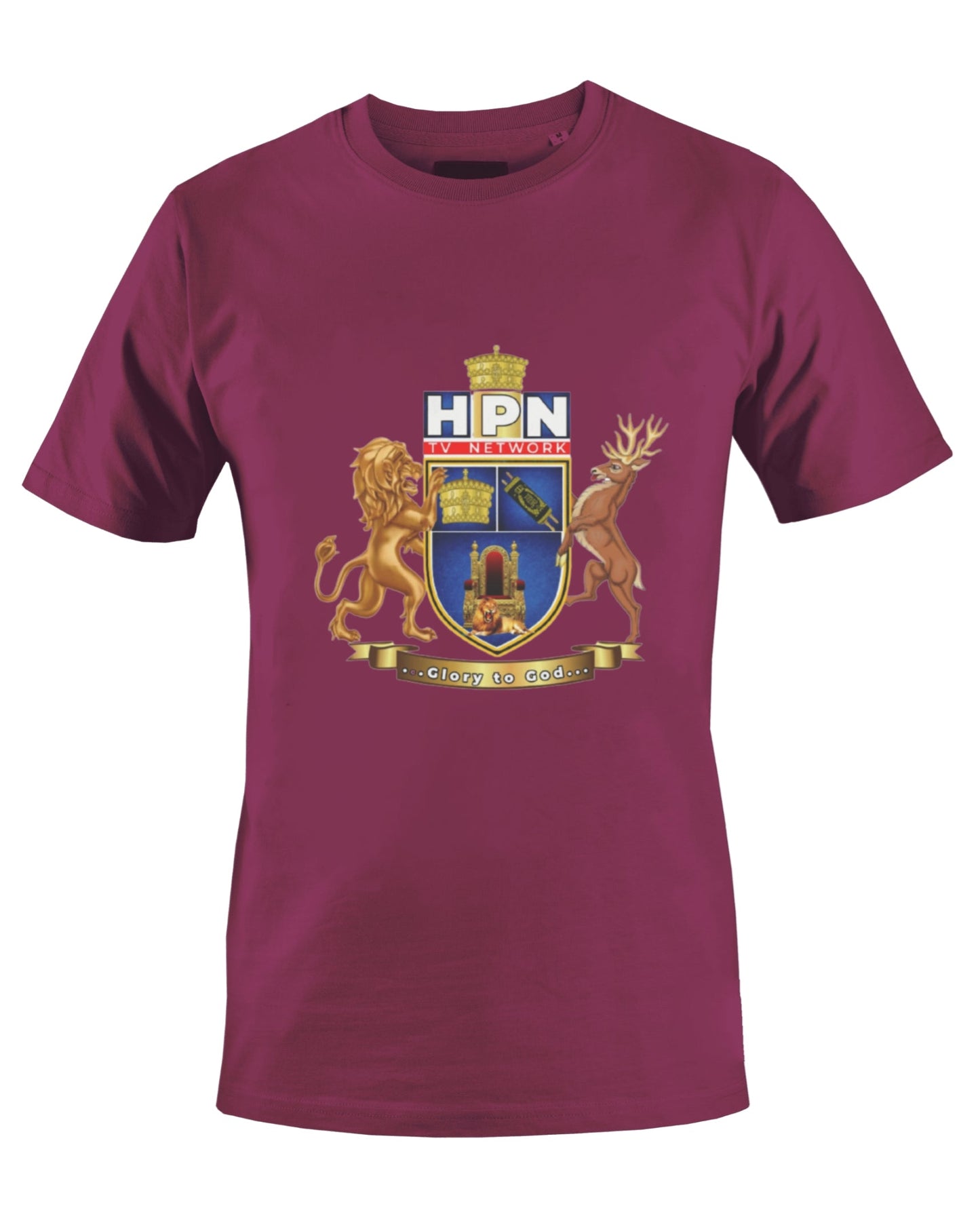 THE HPN TV NETWORK T-SHIRT (BROWN) - BMS MANGOES MARKETPLACE