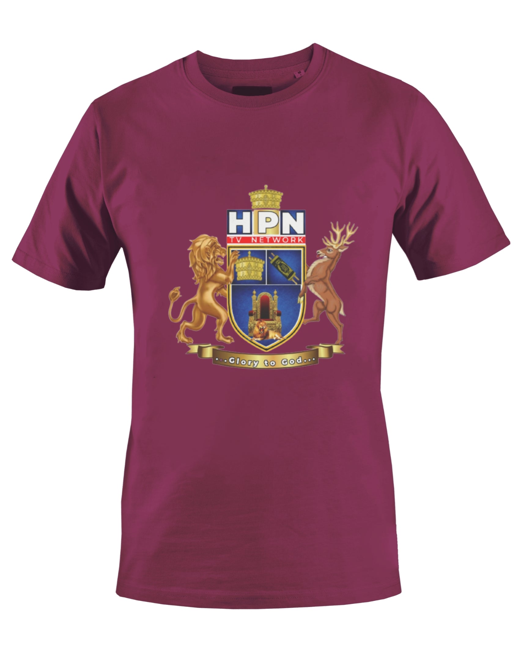 THE HPN TV NETWORK T-SHIRT (BROWN) - BMS MANGOES MARKETPLACE