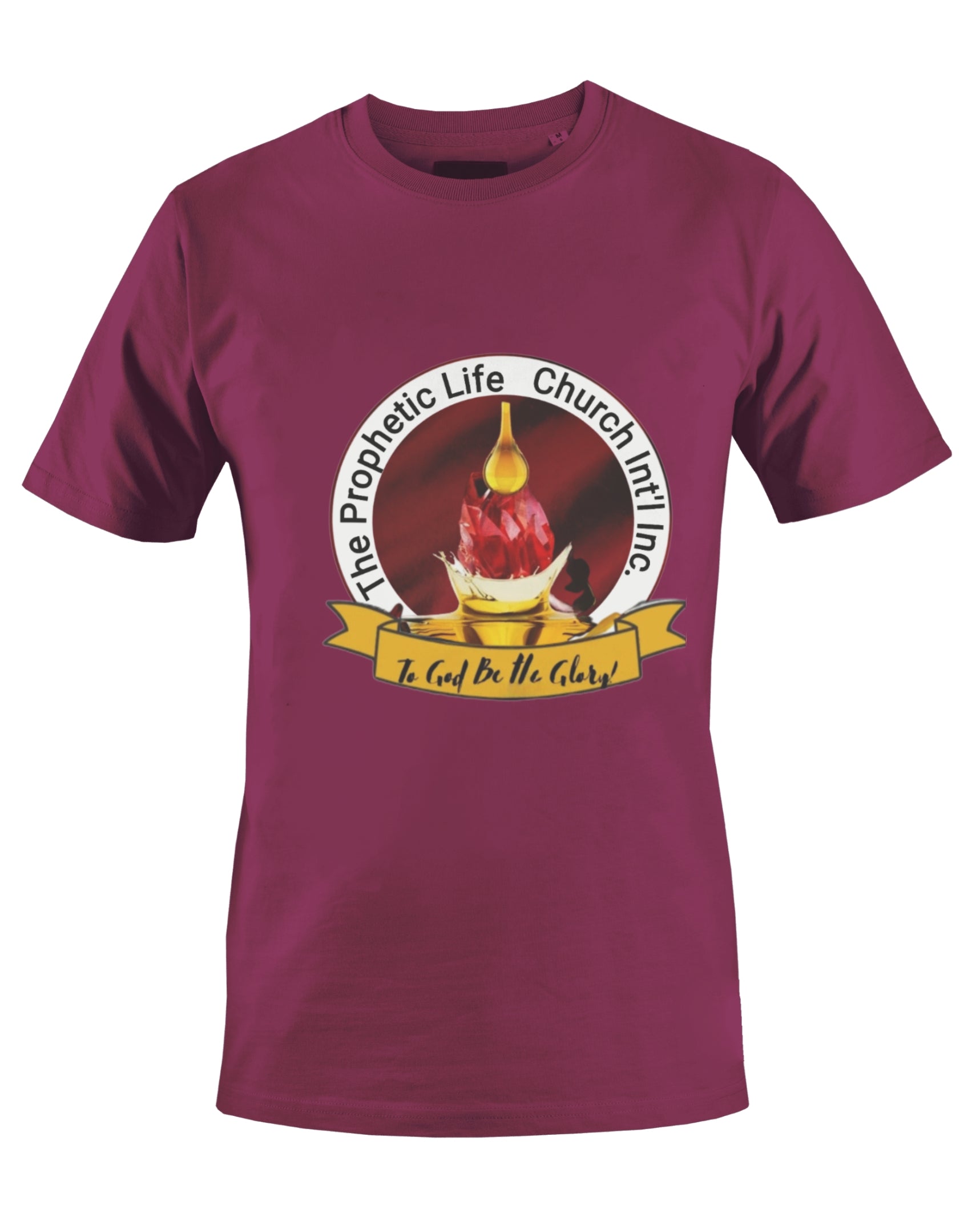 THE PROPHETIC LIFE CHURCH INT'L T-SHIRT (BROWN) - BMS MANGOES MARKETPLACE