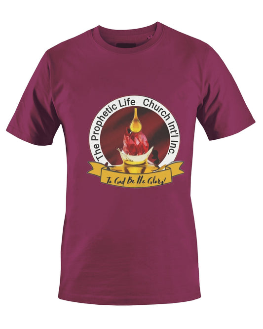 THE PROPHETIC LIFE CHURCH INT'L T-SHIRT (BROWN) - BMS MANGOES MARKETPLACE