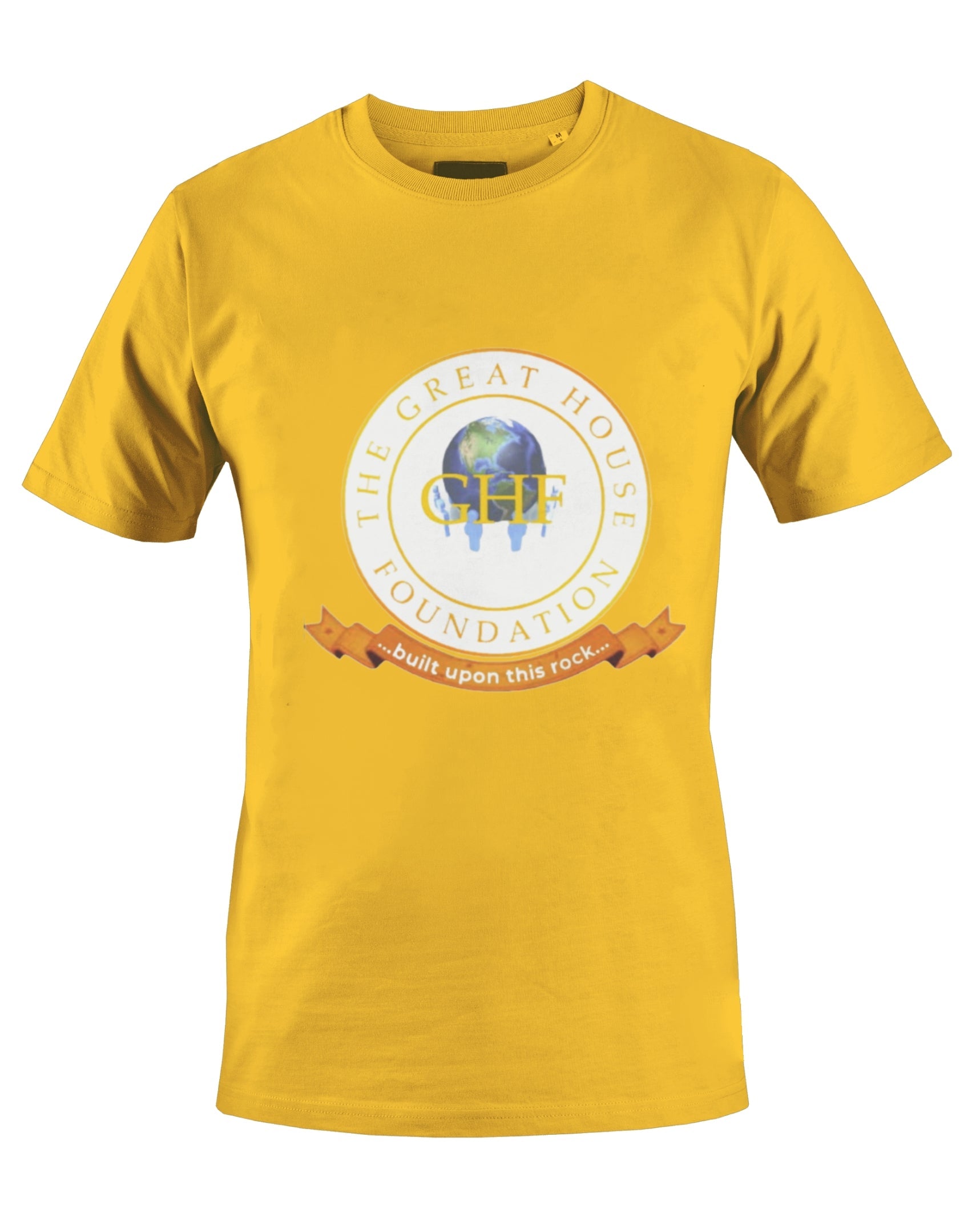 THE GREAT HOUSE FOUNDATION T-SHIRT (YELLOW) - BMS MANGOES MARKETPLACE