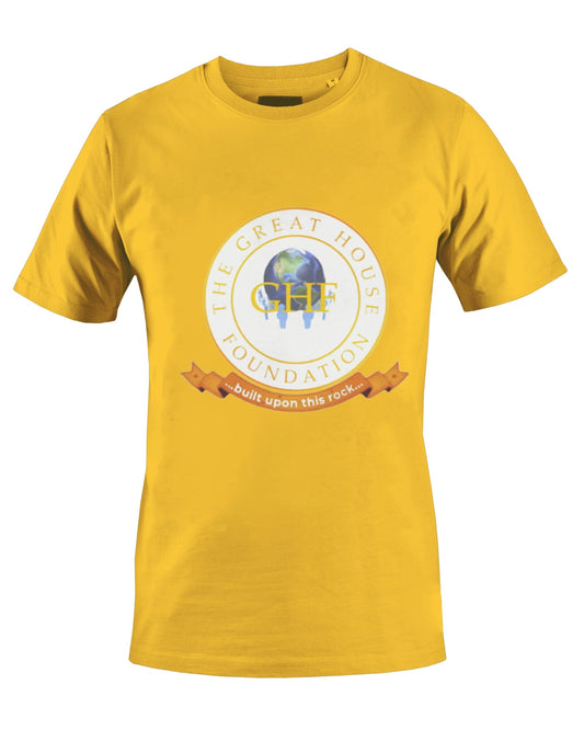 THE GREAT HOUSE FOUNDATION T-SHIRT (YELLOW) - BMS MANGOES MARKETPLACE