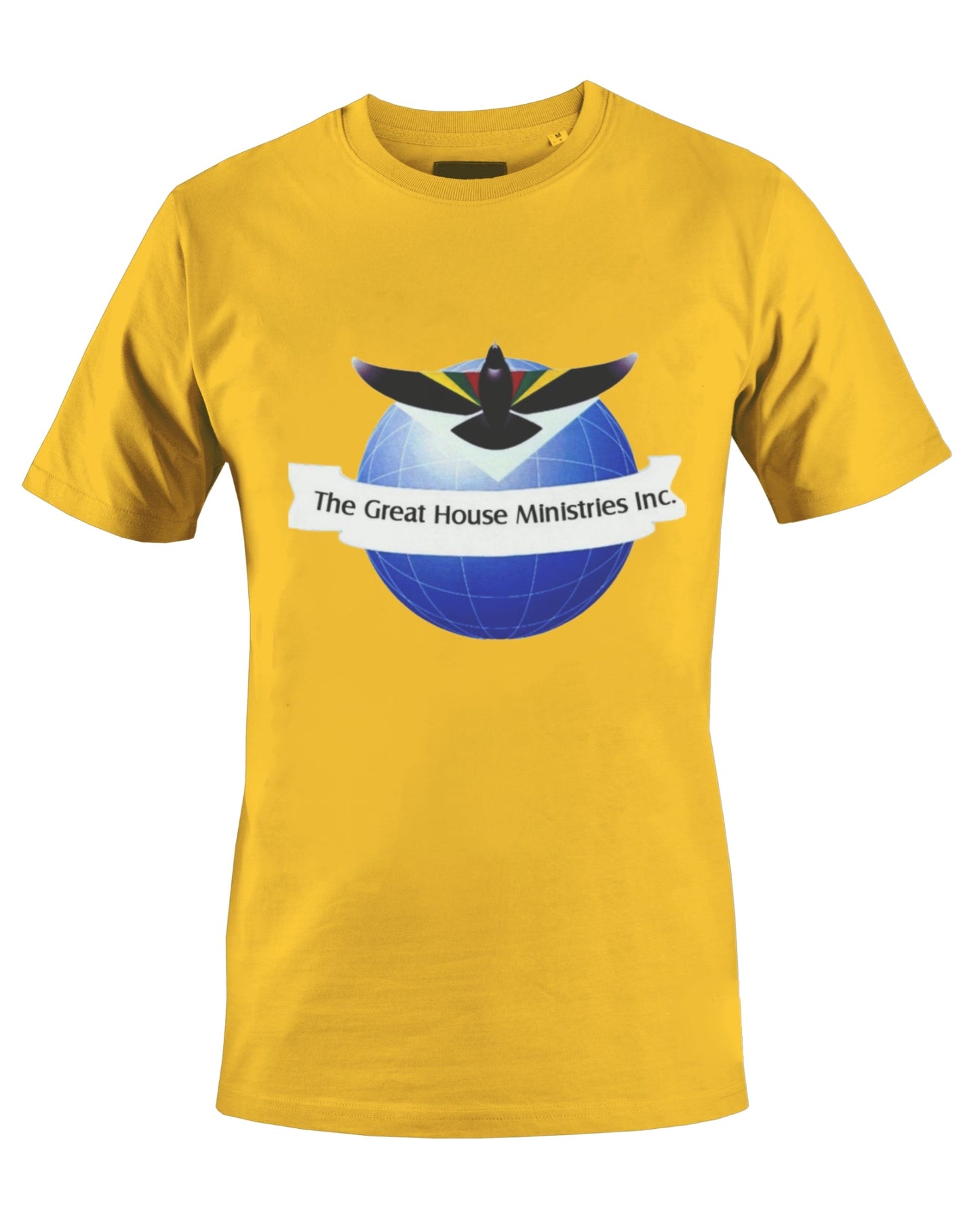 THE GREAT HOUSE MINISTRIES INC. T-SHIRT (YELLOW) - BMS MANGOES MARKETPLACE