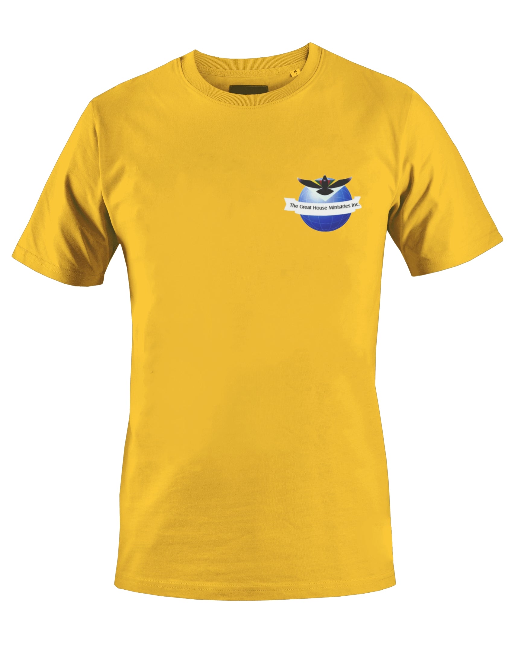 THE GREAT HOUSE MINISTRIES INC. T-SHIRT (YELLOW) - BMS MANGOES MARKETPLACE