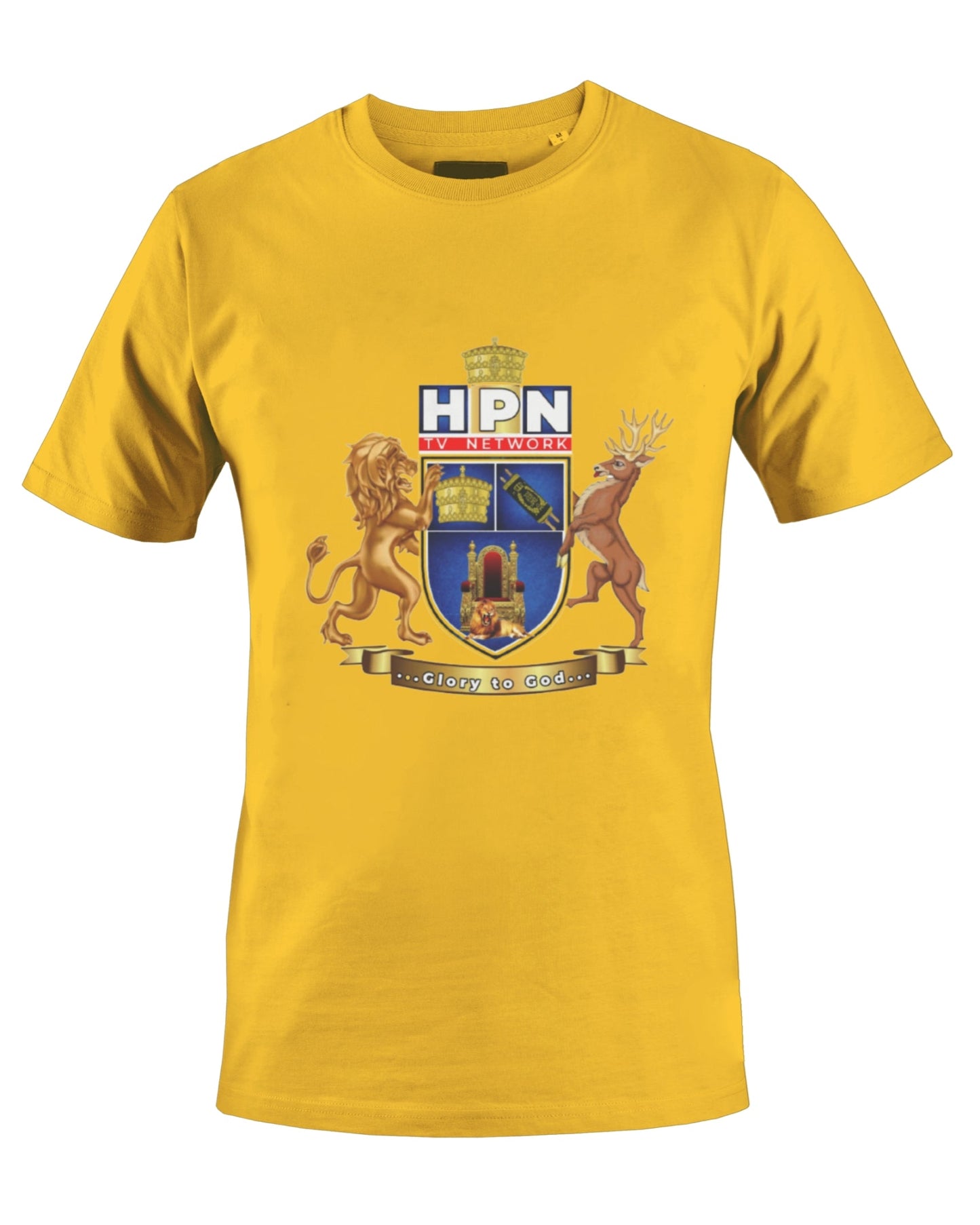 THE HPN TV NETWORK T-SHIRT (YELLOW) - BMS MANGOES MARKETPLACE
