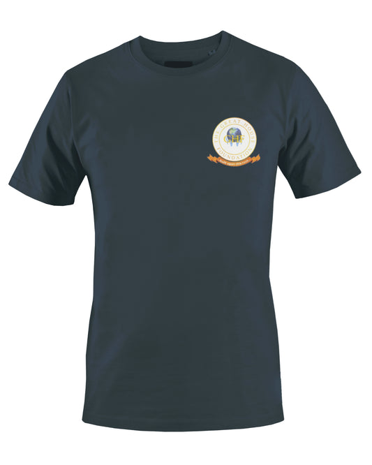 THE GREAT HOUSE FOUNDATION T-SHIRT (NAVY BLUE) - BMS MANGOES MARKETPLACE