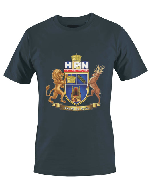 THE HPN TV NETWORK T-SHIRT (NAVY BLUE) - BMS MANGOES MARKETPLACE