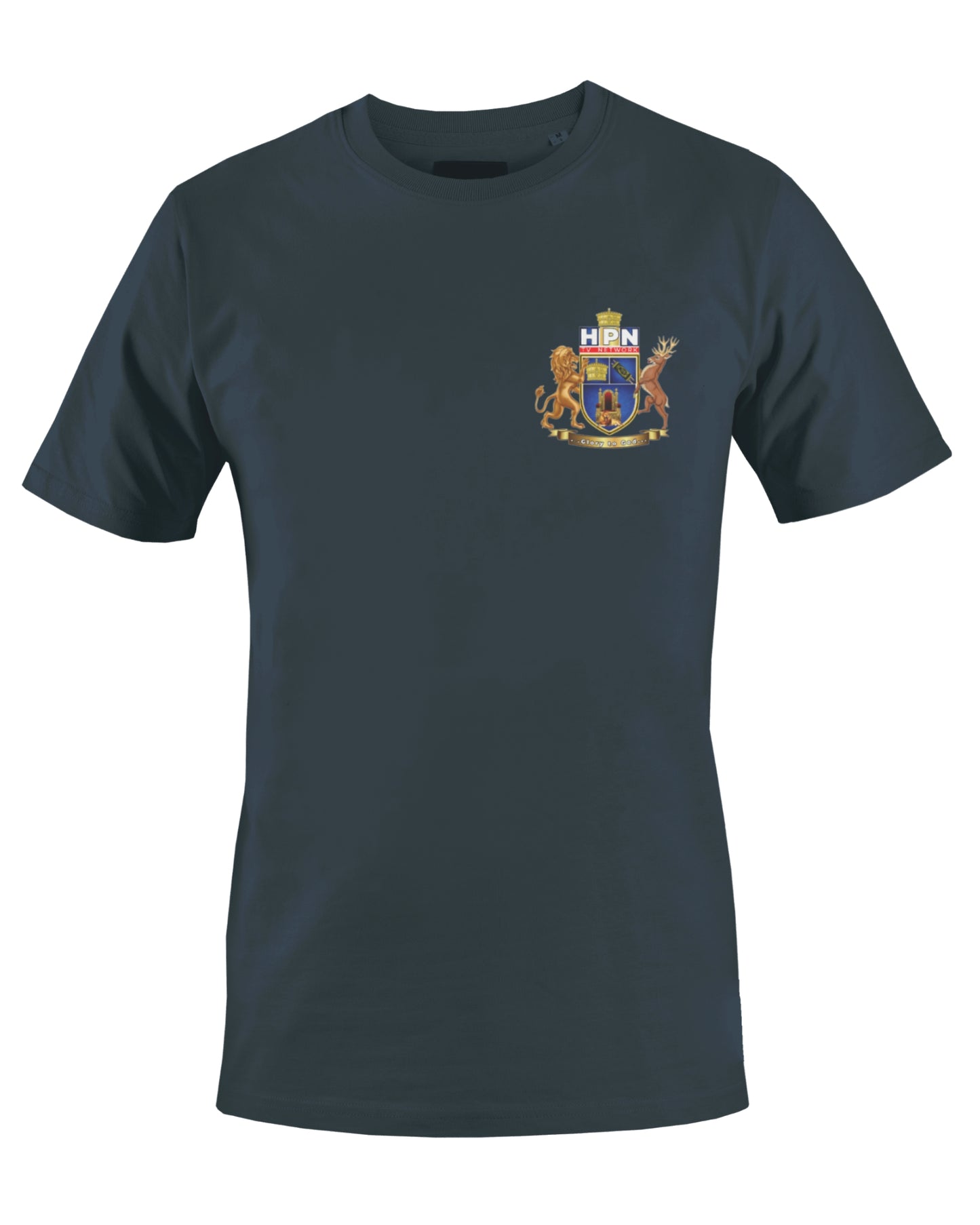 THE HPN TV NETWORK T-SHIRT (NAVY BLUE) - BMS MANGOES MARKETPLACE
